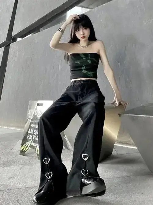Japanese Brand Loose Lady Chic Streetwear Pants Size 30" / US 8 / IT 44 - 4 Thumbnail