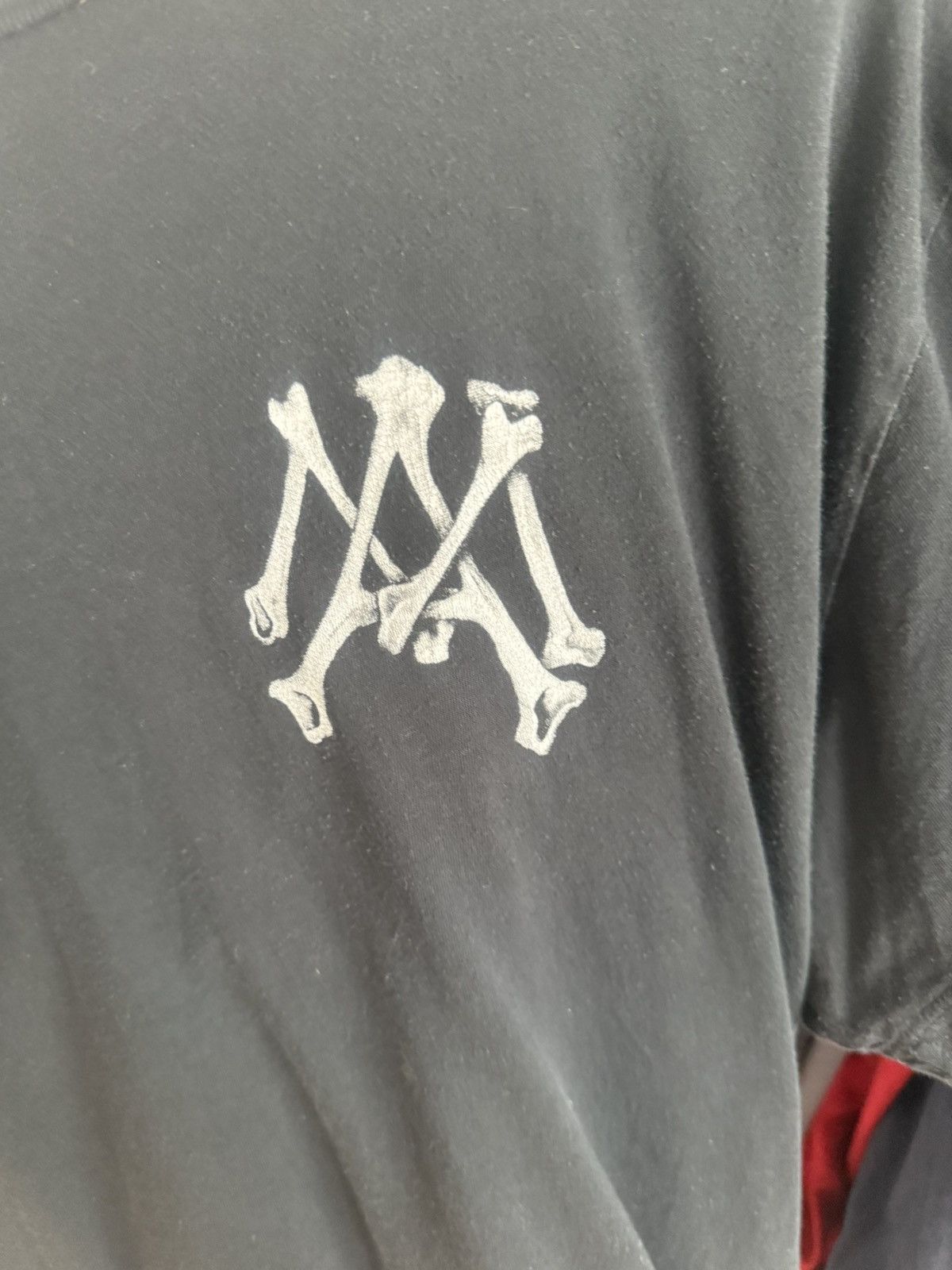 Amiri Amiri MA bones logo tee - Black Size US S / EU 44-46 / 1 - 2 Thumbnail