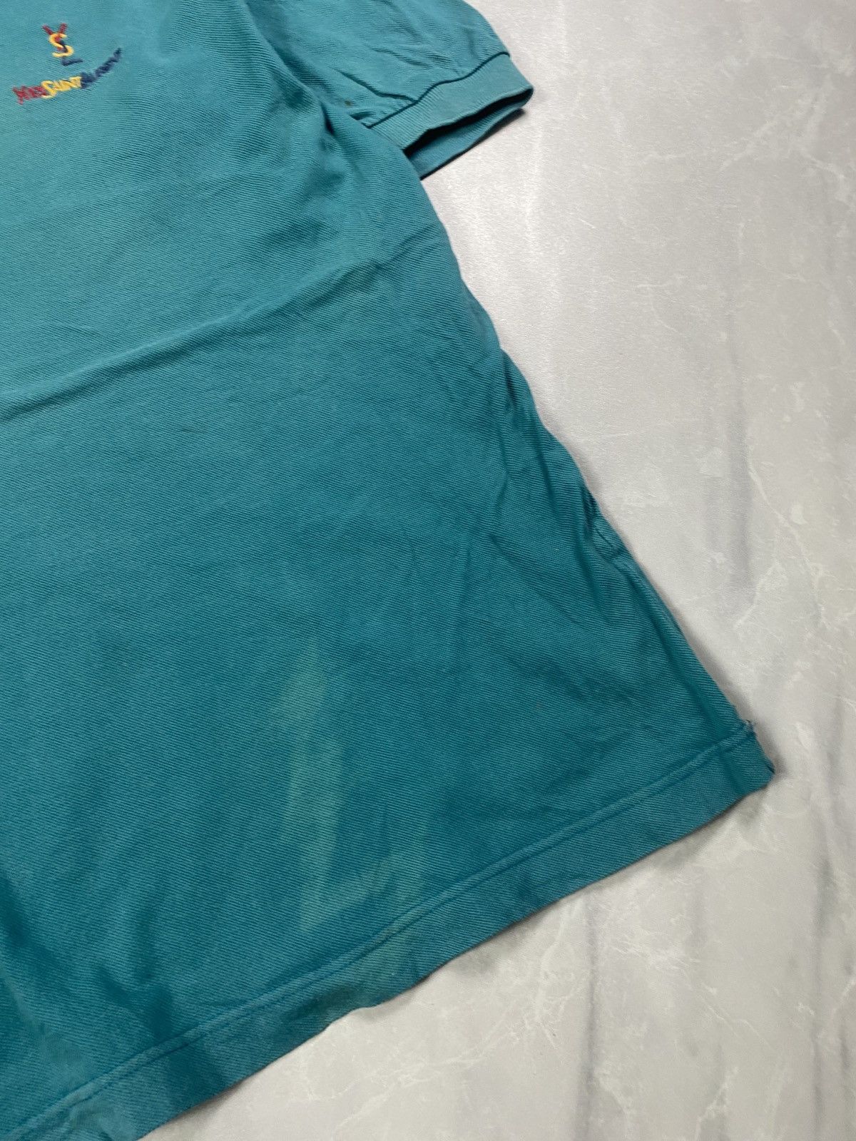 Yves Saint Laurent Vintage 90s YSL Sunfaded Polos Tee Size US M / EU 48-50 / 2 - 4 Thumbnail