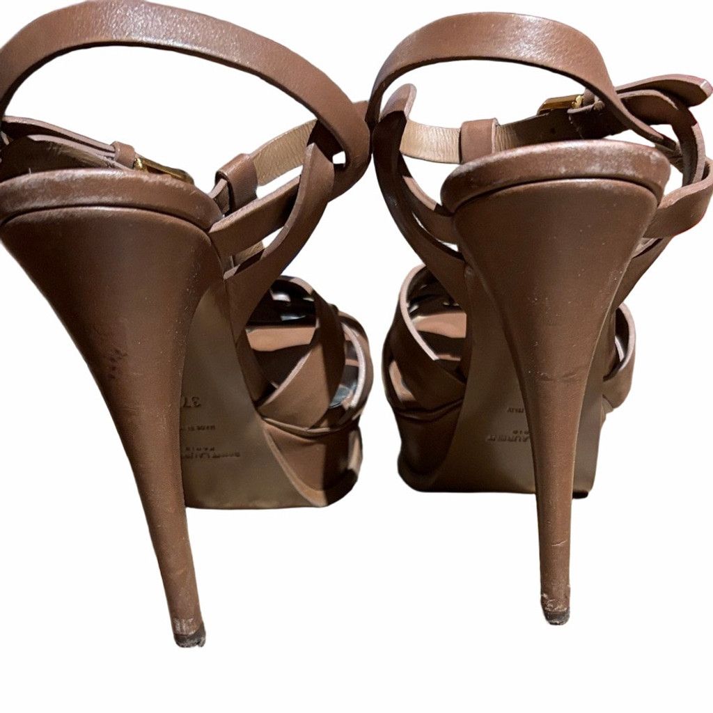 Yves Saint Laurent Yves Saint Laurent Tribute Platform Sandal | EUC | Sz 37.5 Size US 7.5 / IT 37.5 - 4 Thumbnail