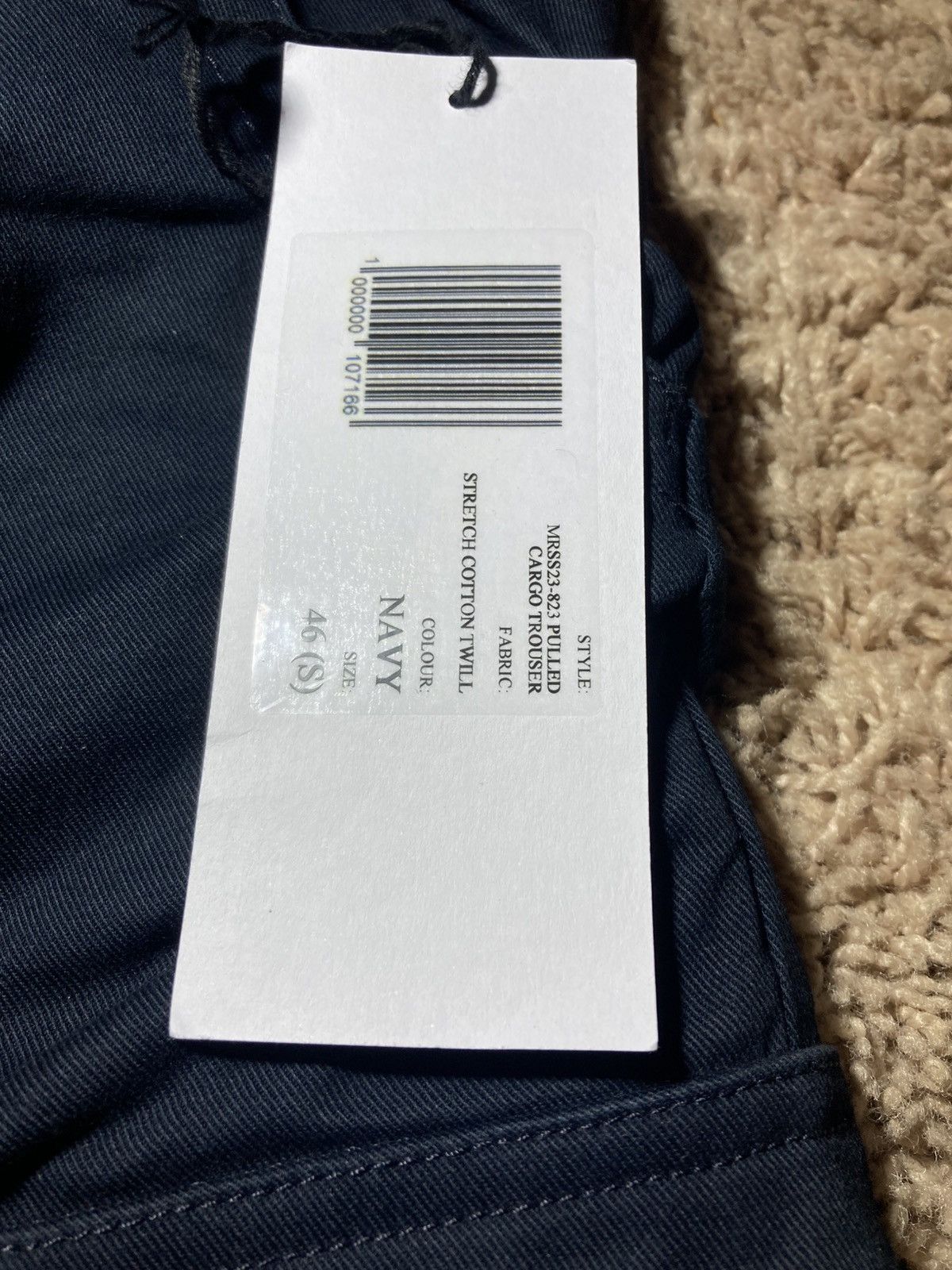 Martine Rose New SS23 Martine Rose Pulled Cargo Trouser Navy 2023 Travis Size US 30 / EU 46 - 5 Thumbnail