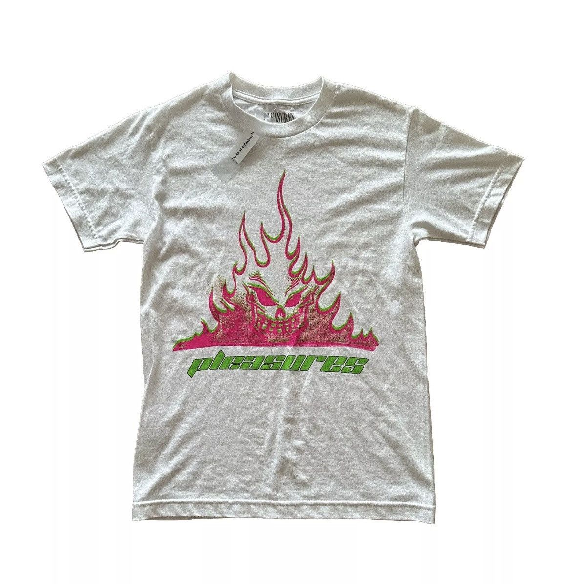 Pleasures Pleasures Flameboy T-Shirt White Size US S / EU 44-46 / 1 - 1 Thumbnail
