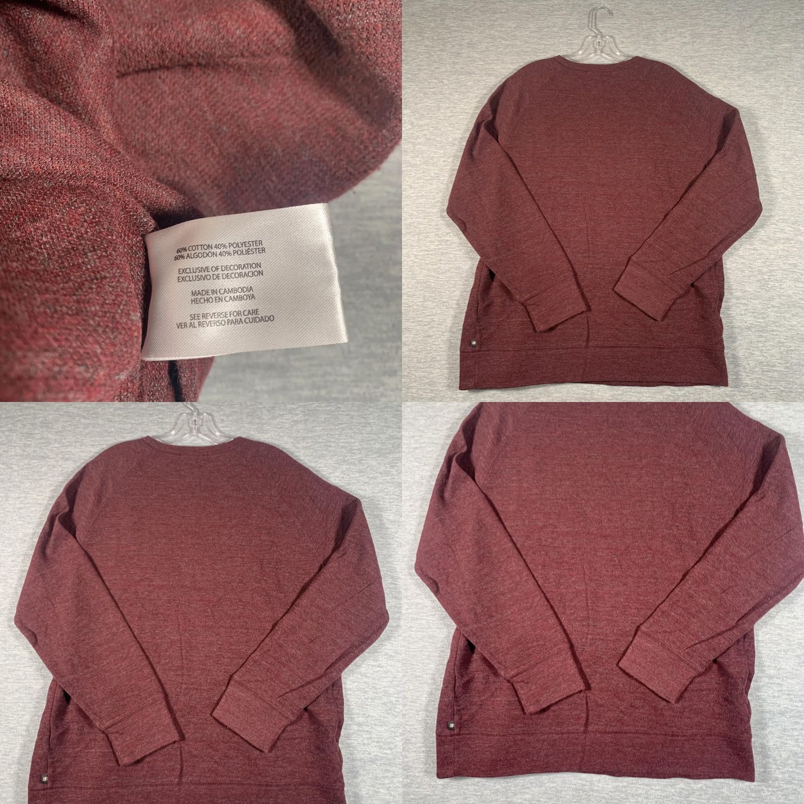 Banana Republic Banana Republic Sweater Mens XL Red Crewneck Knit Pullover Long Sleeve Soft Size US XL / EU 56 / 4 - 8 Thumbnail