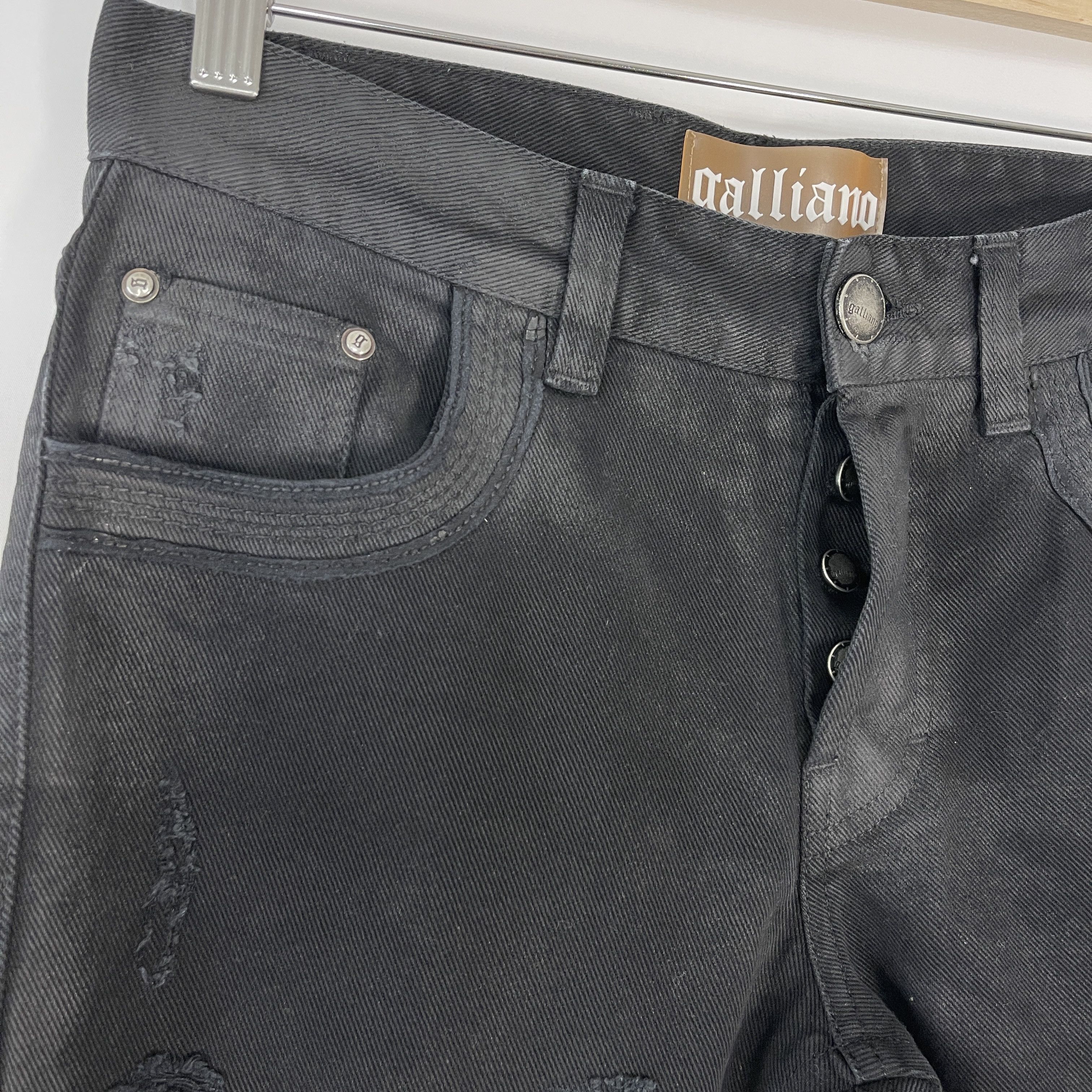 John Galliano JOHN GALLIANO Black Jeans size 28/42 Size 28" / US 6 / IT 42 - 3 Thumbnail