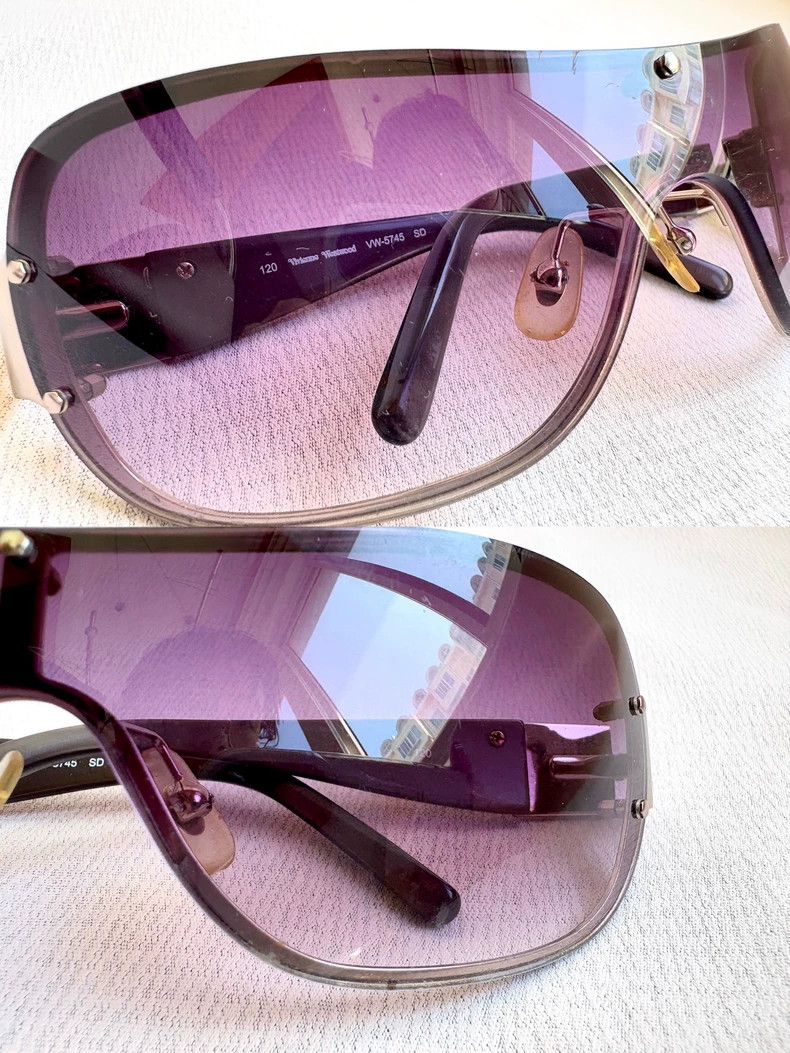 Vivienne Westwood Vivienne Westwood Vintage Purple Gradient Saturn Skull Sun Size ONE SIZE - 5 Thumbnail