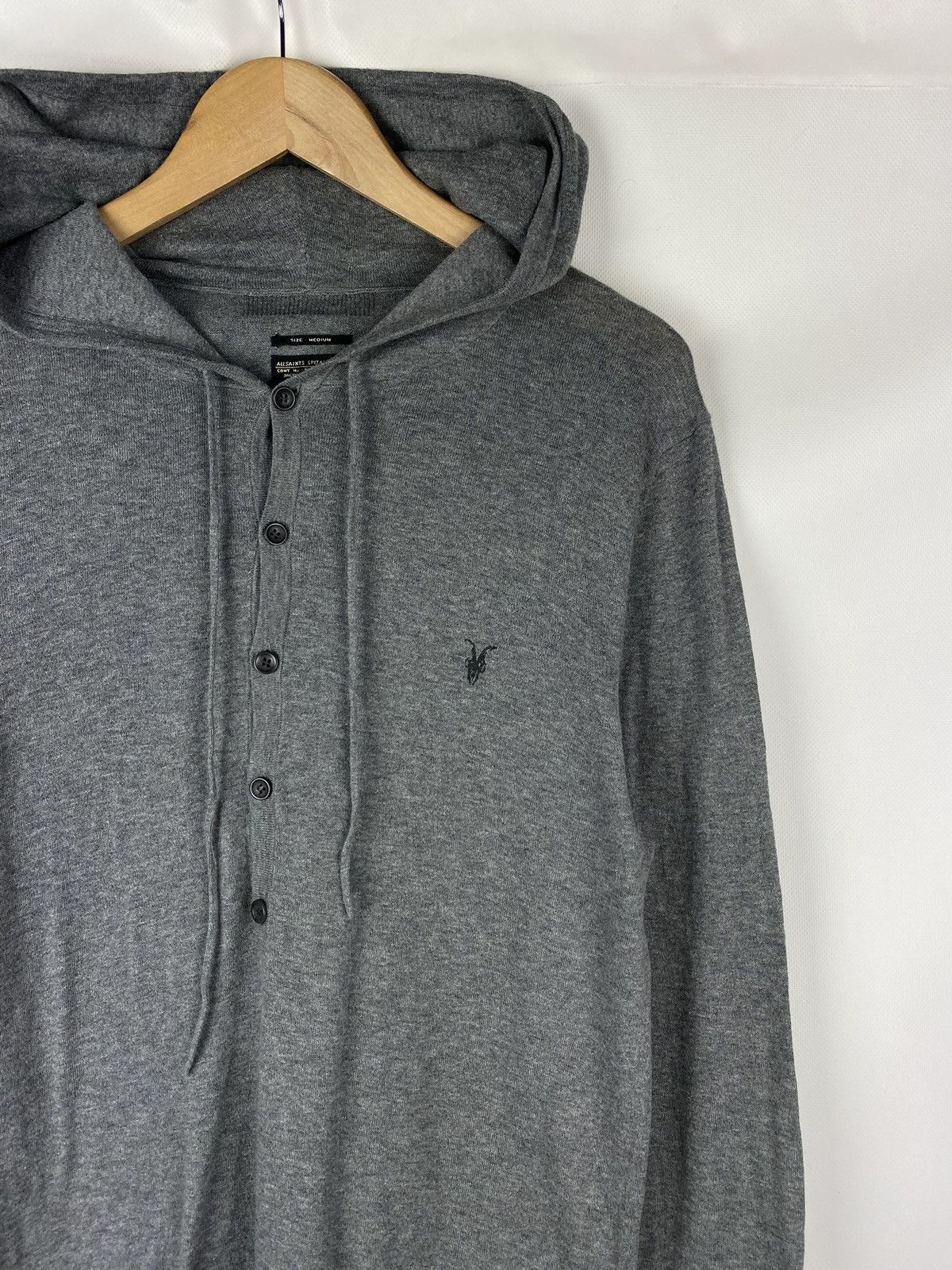 Allsaints Allsaints Devise Button Hoody men’s pullover size M Size US M / EU 48-50 / 2 - 5 Thumbnail