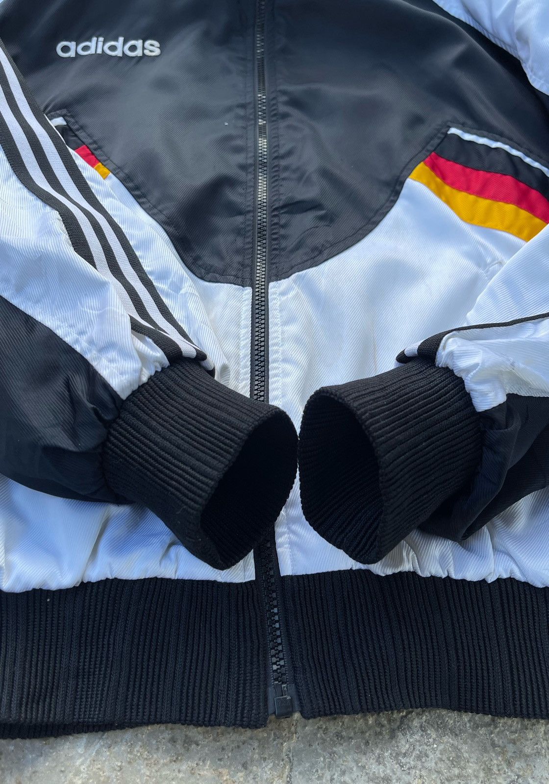 Adidas 🔥Vintage 90's Adidas Germany Jacket With Hidden Hoodie Size US L / EU 52-54 / 3 - 11 Thumbnail