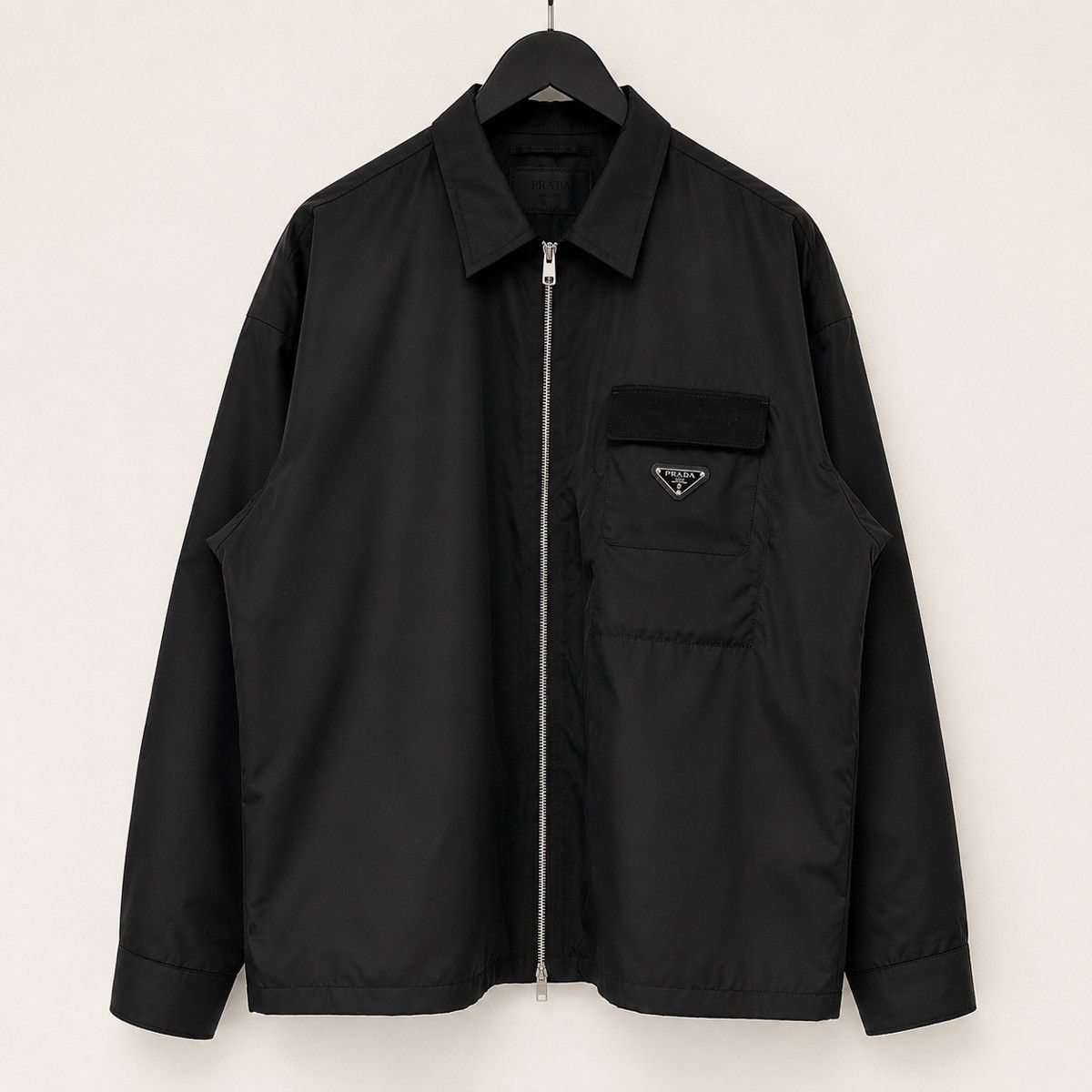 Prada Prada Black Nylon Gabardine Anorak Jacket - Frank Ocean