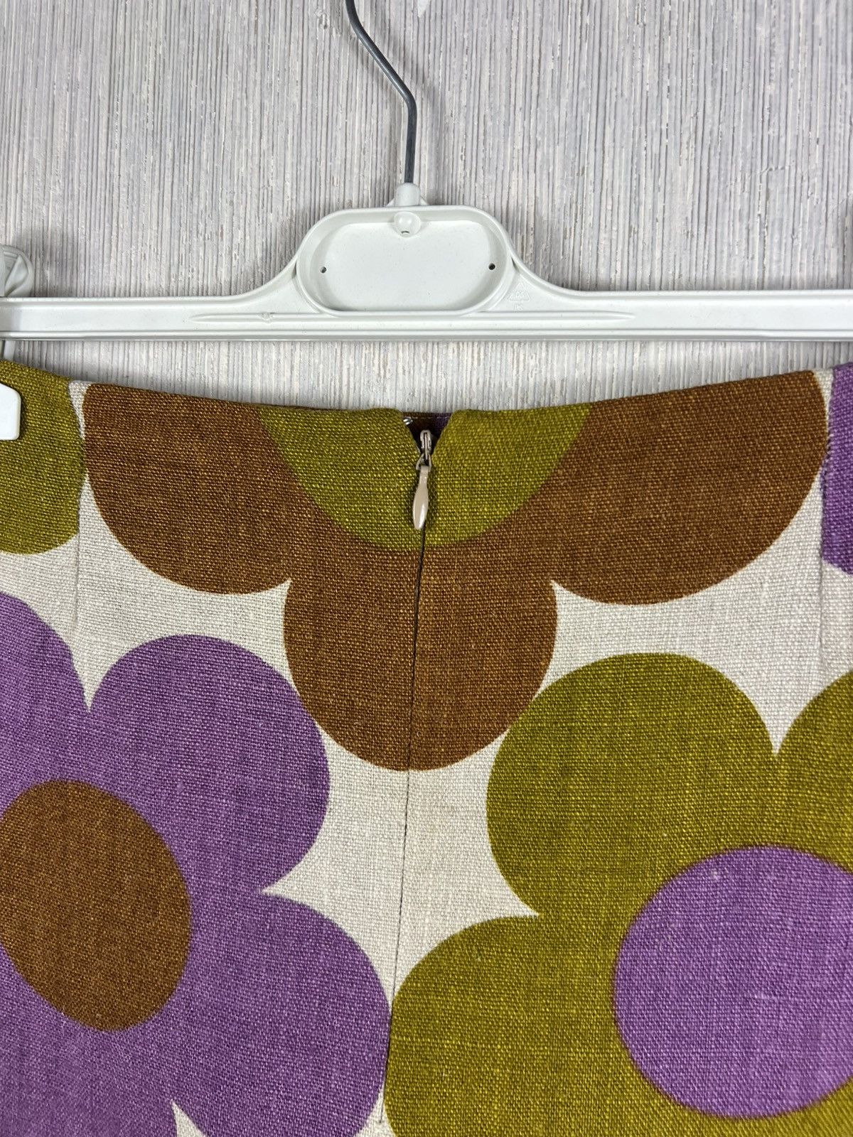 Celine Vintage Celine France linen full print floral mini skirt Size 27" / US 4 / IT 40 - 13 Thumbnail
