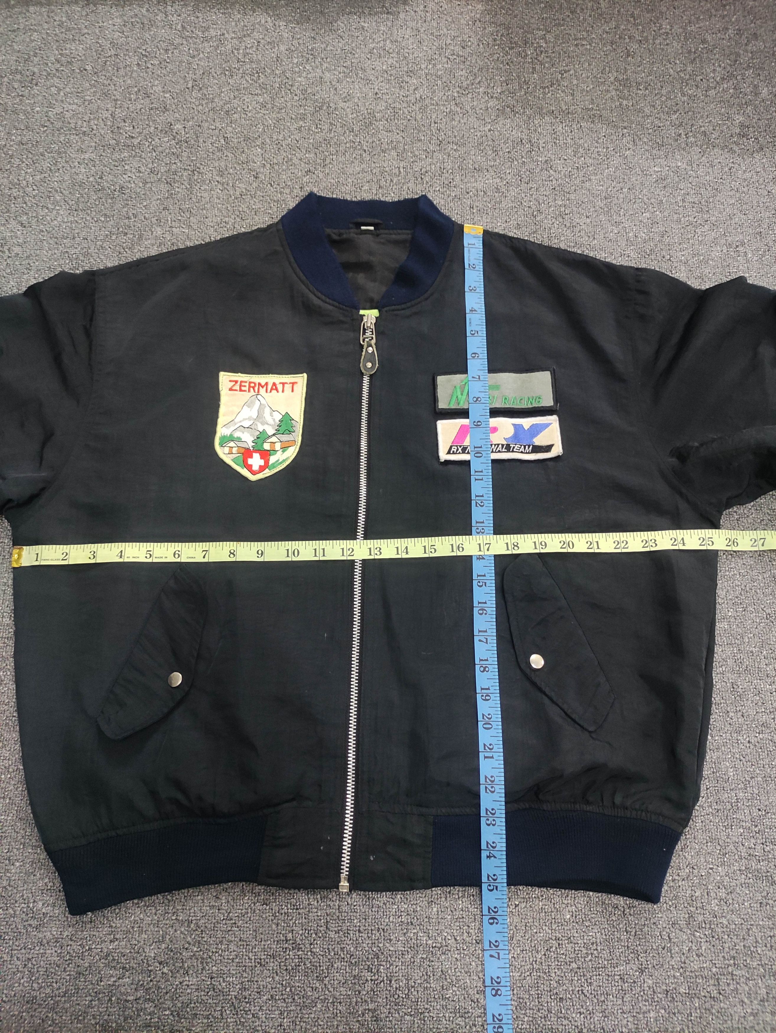 Japanese Brand Vintage Ski Nordica Bomber Pacth Jacket Zipper Size US S / EU 44-46 / 1 - 11 Thumbnail