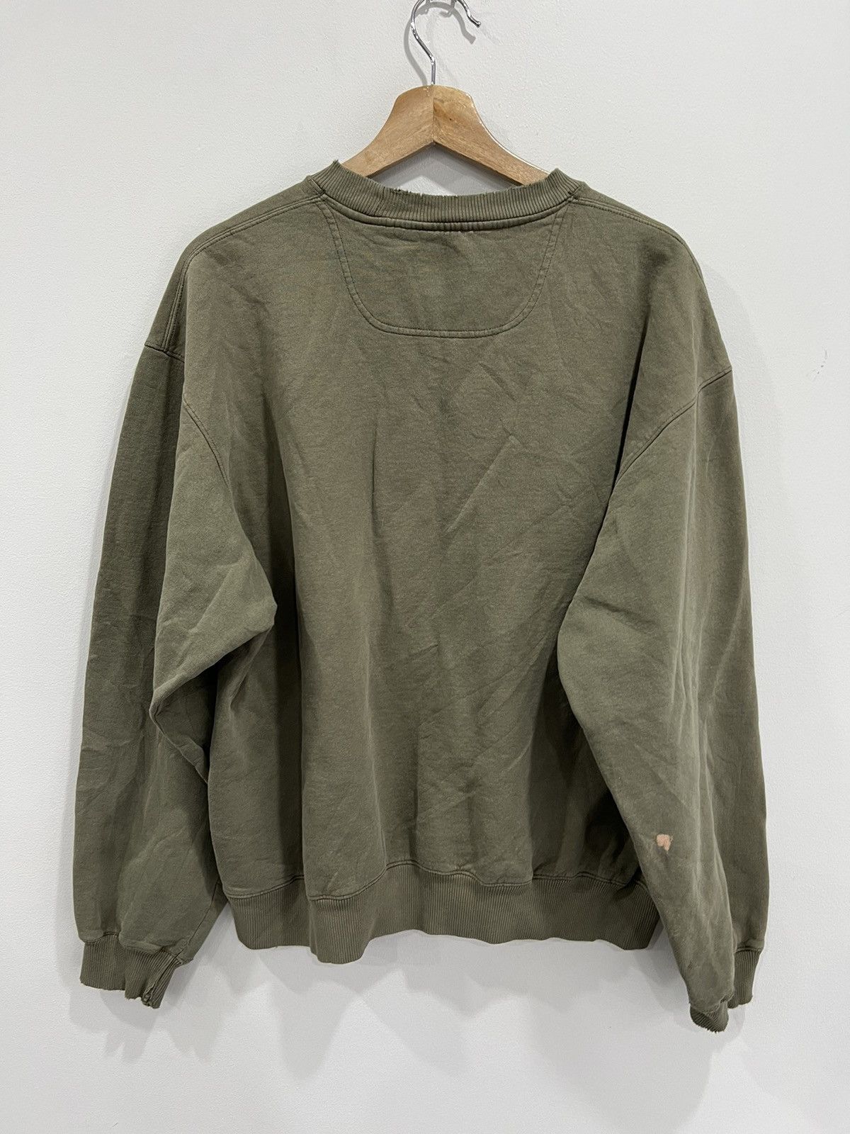 Vintage Vintage Olive Green Champion sweater Size US L / EU 52-54 / 3 - 2 Thumbnail