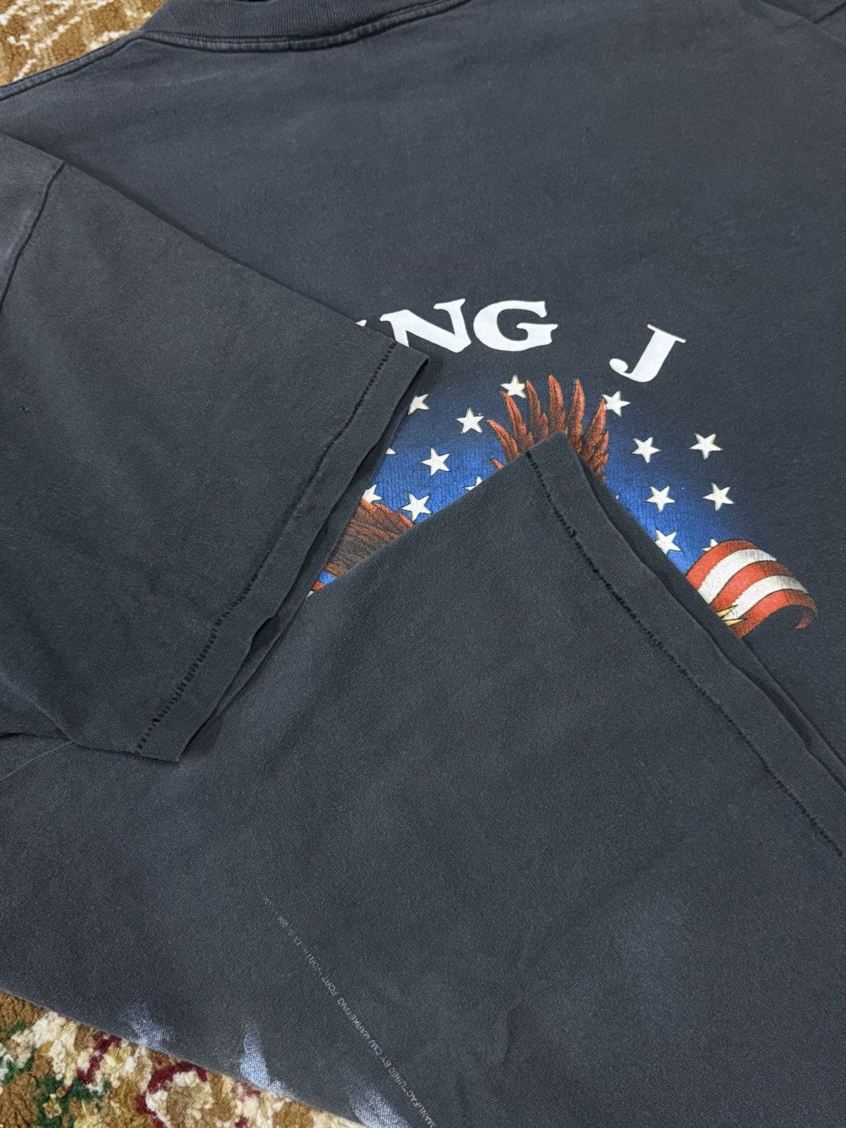 Vintage VINTAGE 90s WOLF EAGLE 😘 Size US XXL / EU 58 / 5 - 9 Thumbnail