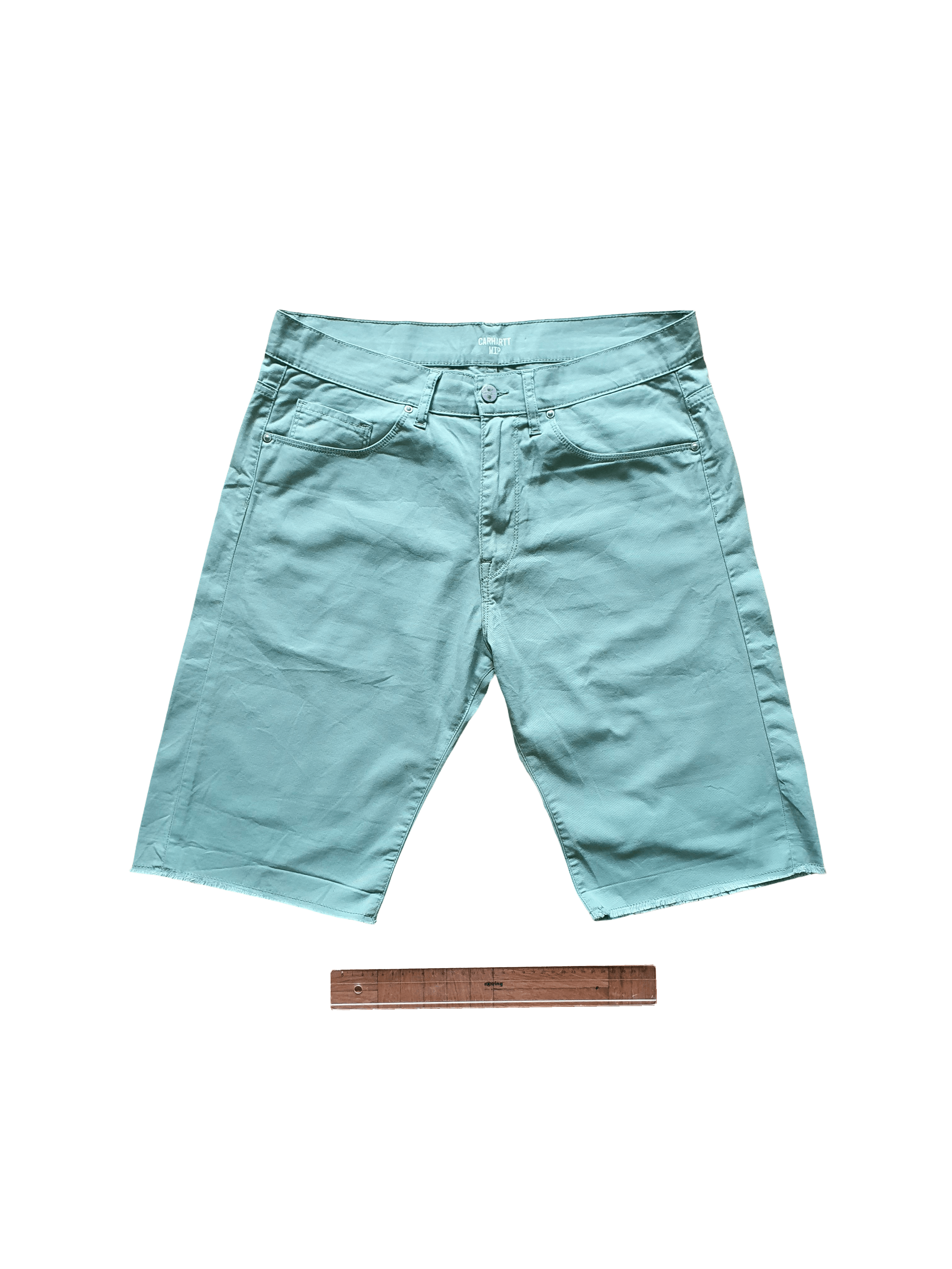 Carhartt Wip Shorts - Mod: SWELL SHORT - Faded Green - W31 Size US 31 - 1 Thumbnail