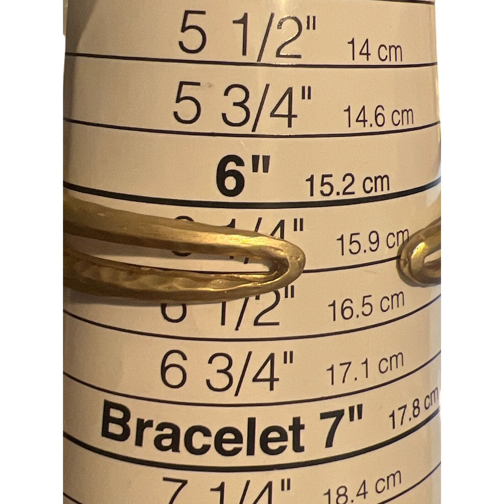 Other Matte Gold Tone Hammered Double Cuff Bracelet Layered 1/2" W Size ONE SIZE - 5 Thumbnail