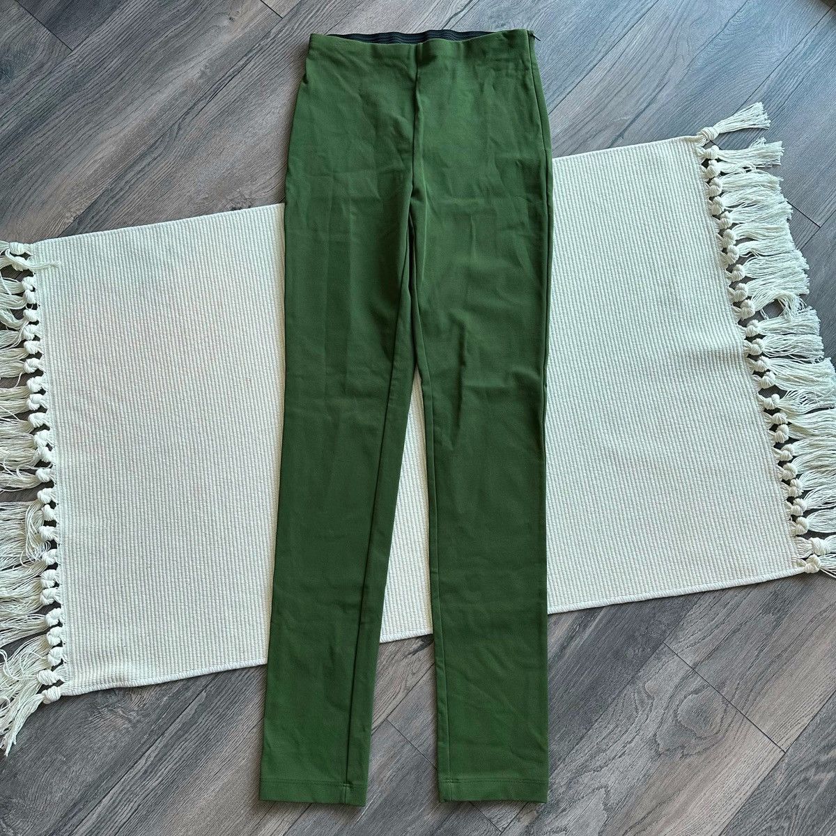 Missoni MISSONI Khaki Green Slim Leggings Size 25" / US 0 / IT 36 - 1 Thumbnail
