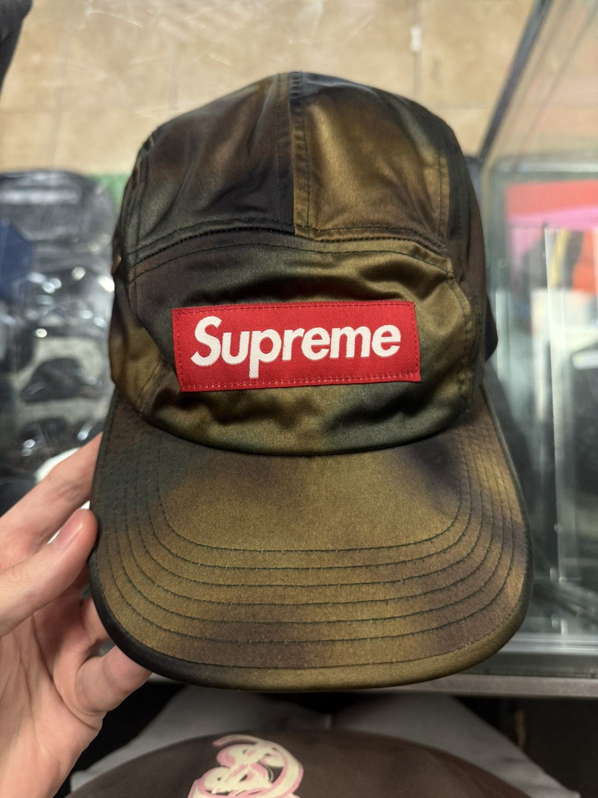 Supreme Supreme Camo Hat Adjustable Pre Owned Size ONE SIZE - 3 Thumbnail