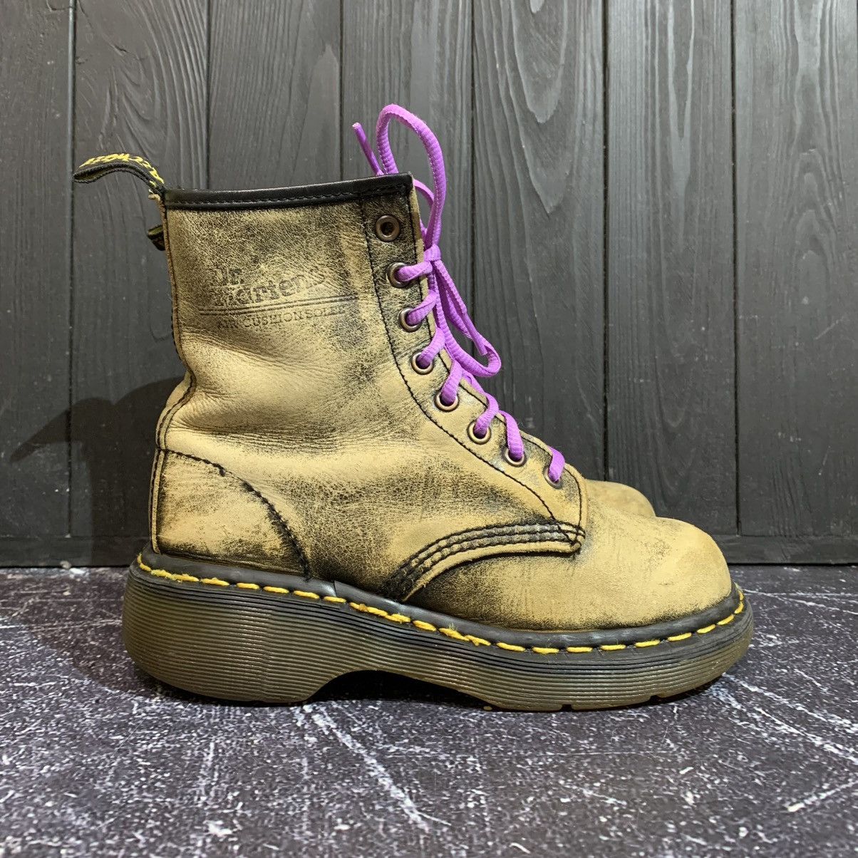 VINTAGE MARTENS Leather Boots Size 37 EU 24 cm