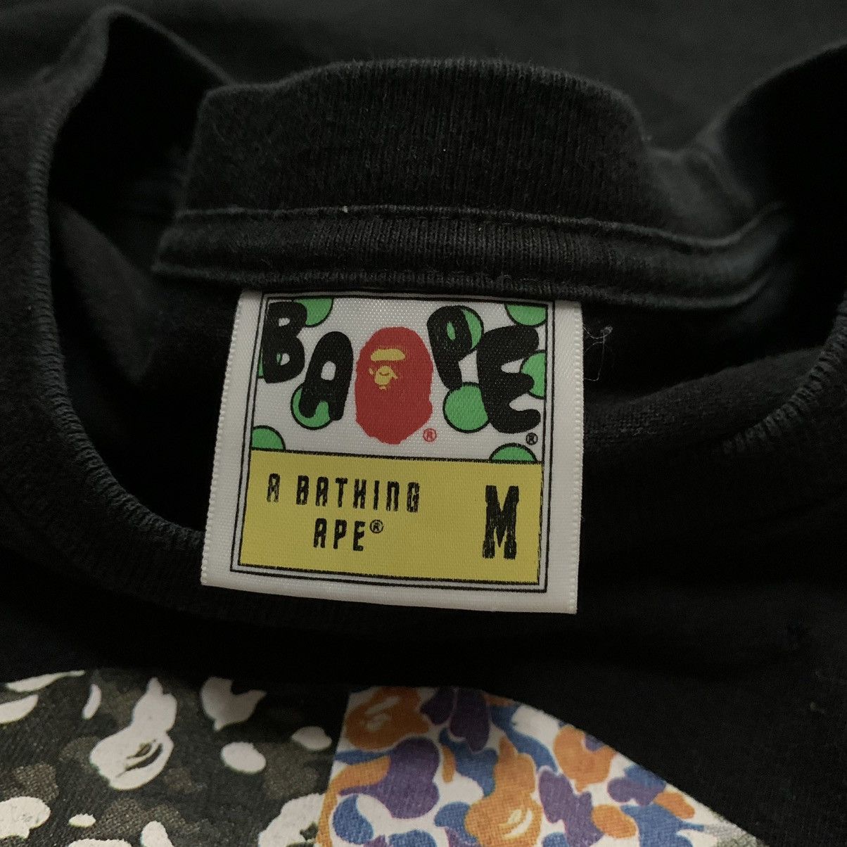 Bape Bape Medium Black Tee A Bathing Ape 28th Anniversary Size US M / EU 48-50 / 2 - 7 Thumbnail