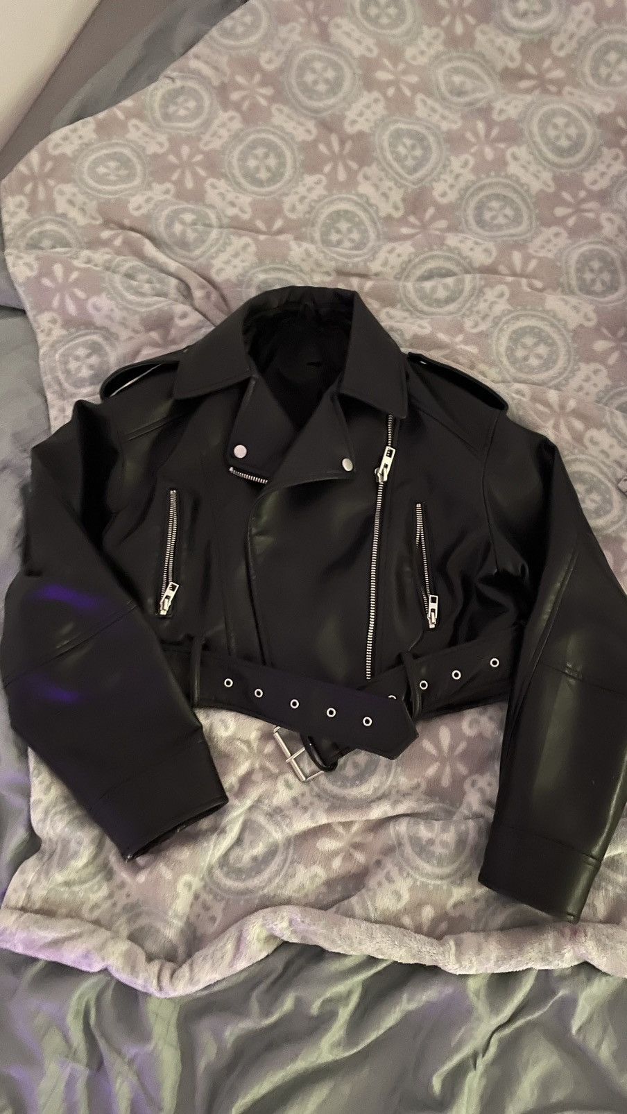 Zara Zara leather jacket Size S / US 4 / IT 40 - 1 Thumbnail