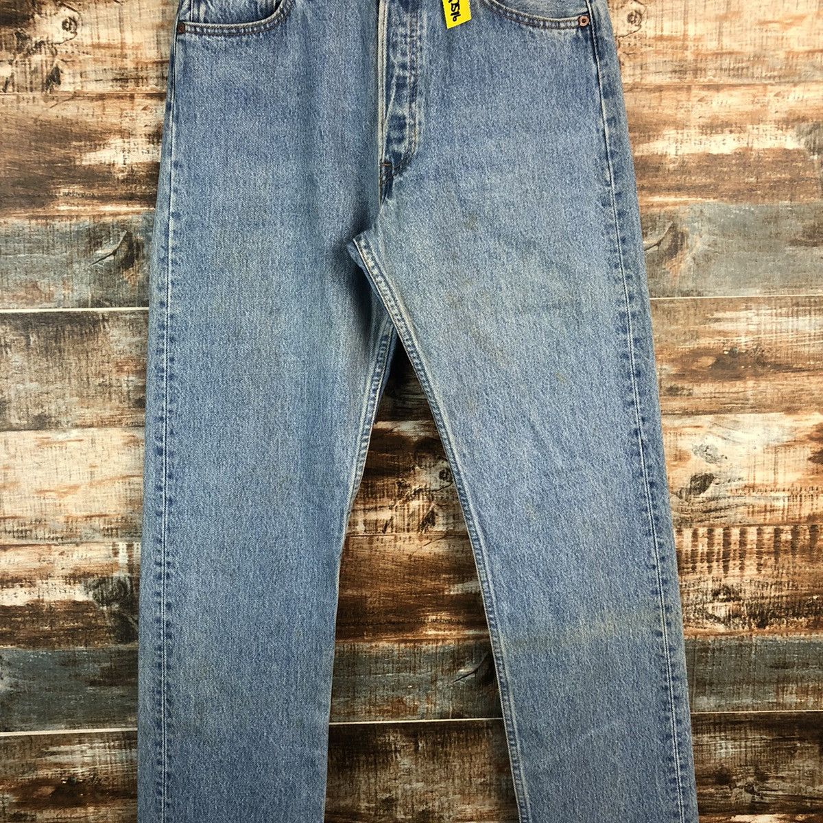 Levi's Levis 501 Blue Denim ripped vintage Pants #A2576 Size 30" / US 8 / IT 44 - 5 Thumbnail