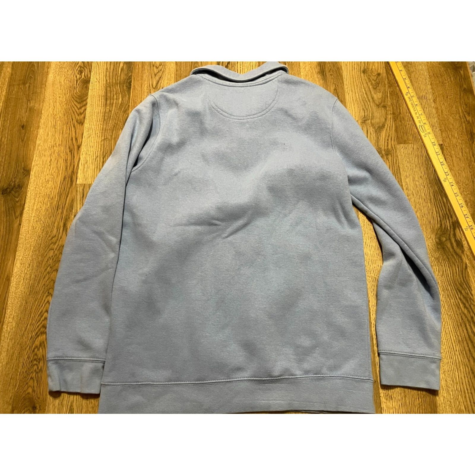 Croft & Barrow Croft & Barrow Sweatshirt Womens Small Blue Long Sleeve 1/4 Zip Pullover Casual Modern Mock Neck Shirt Size S / US 4 / IT 40 - 2 Thumbnail