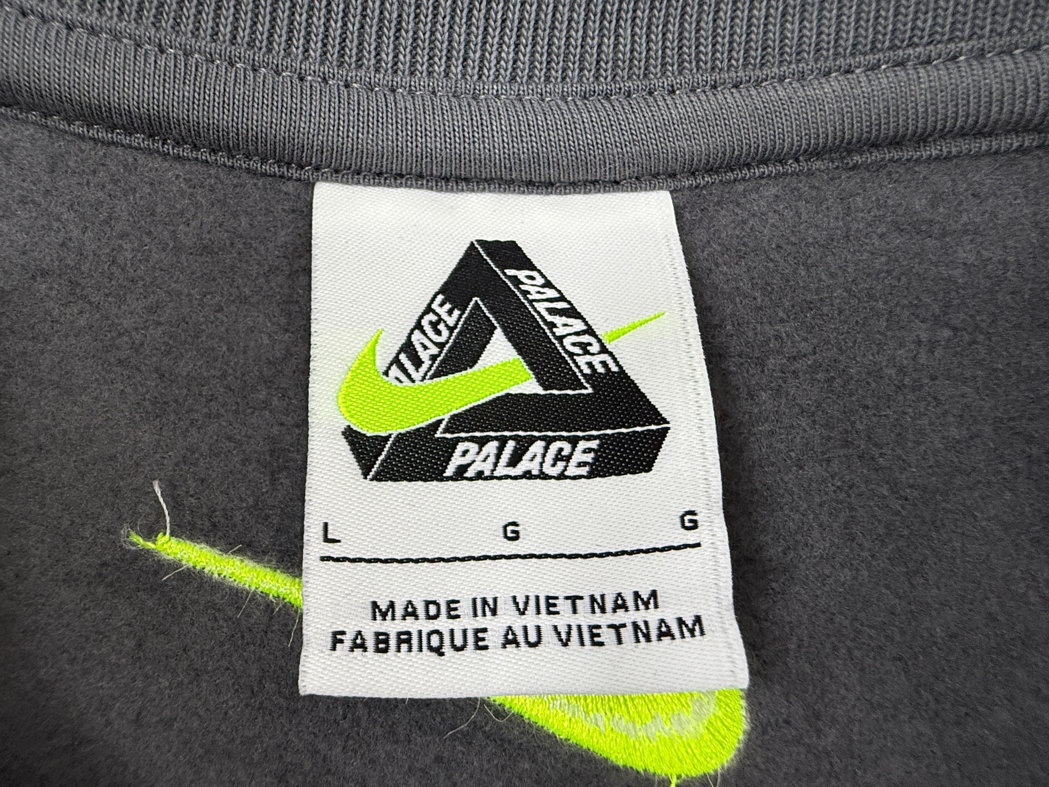 Palace Palace x Nike Total P90 Crew Grey Size Large NEW Size US L / EU 52-54 / 3 - 6 Thumbnail