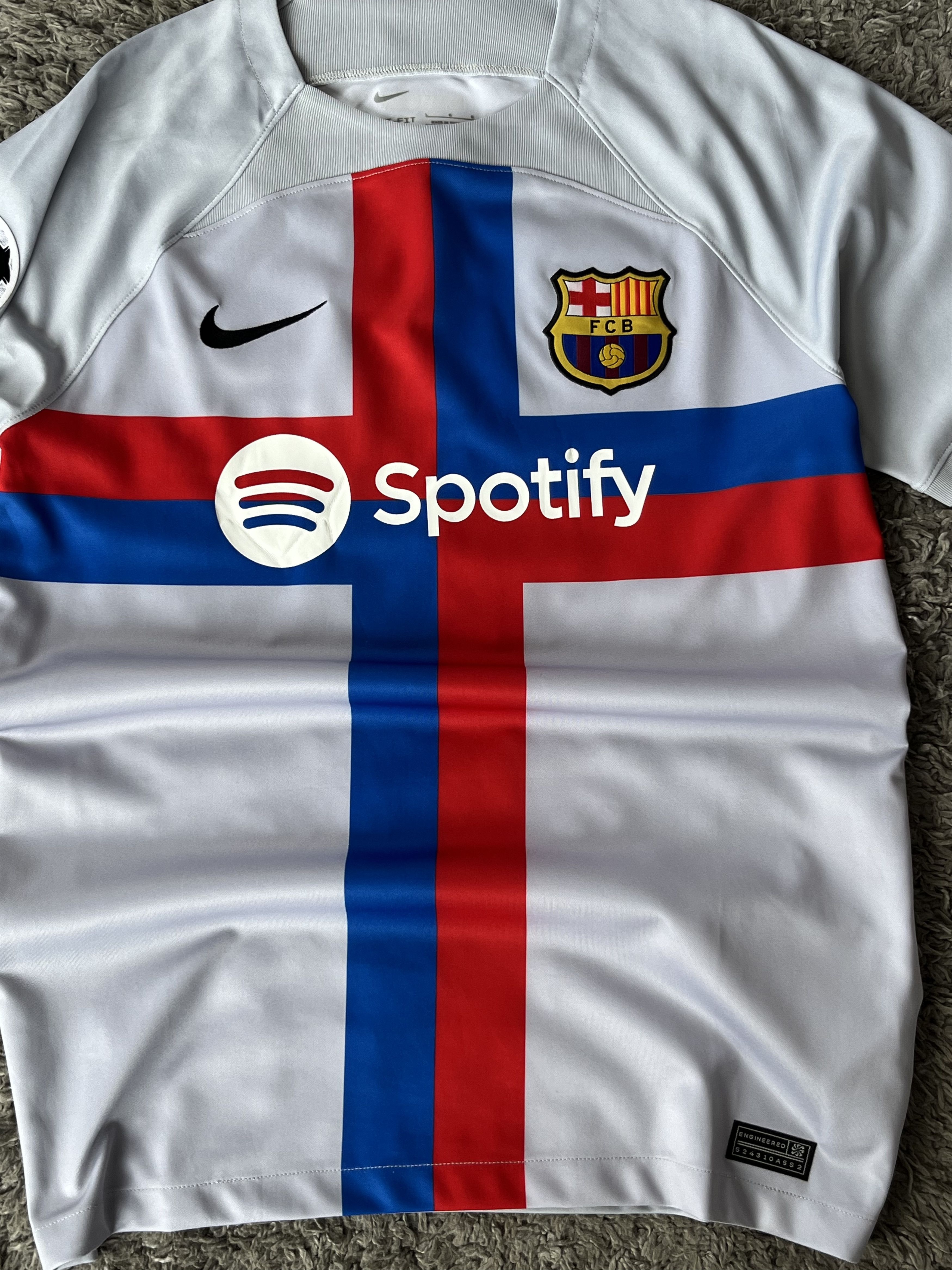 Nike Nike Tee Jersey FC BARCELONA 22/23 Third Stadium Streetwear Size US L / EU 52-54 / 3 - 3 Thumbnail