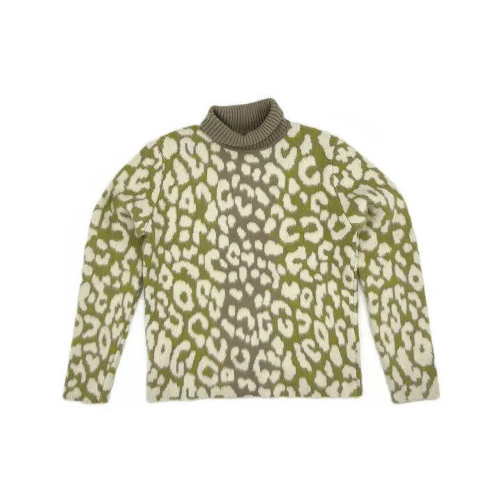 Dior Dior Dior Leopard Pattern High Neck Sweater 0079-2507 Size US M / EU 48-50 / 2 - 2 Thumbnail