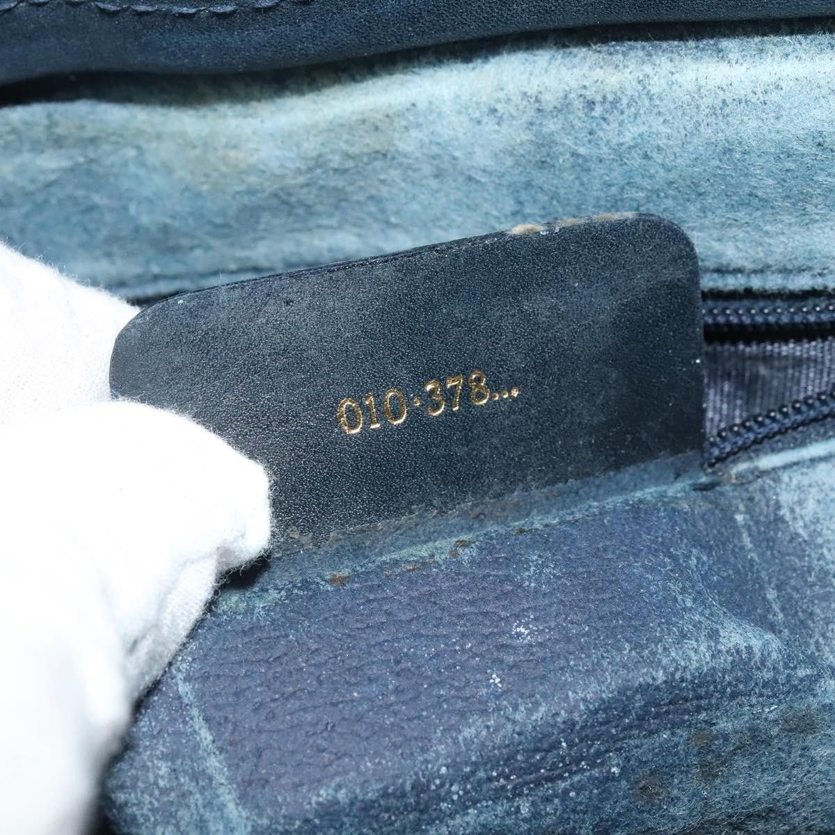 Gucci GUCCI GG Supreme Sherry Line Shoulder Bag Pvc Navy Gold Red Size ONE SIZE - 22 Thumbnail