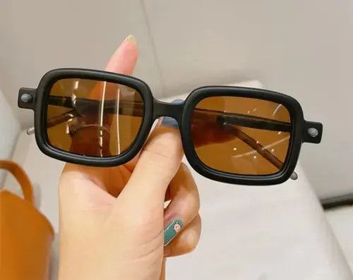 Electric Visual Square Punk Fashion Glasses Retro Sunglasses Size ONE SIZE - 2 Thumbnail