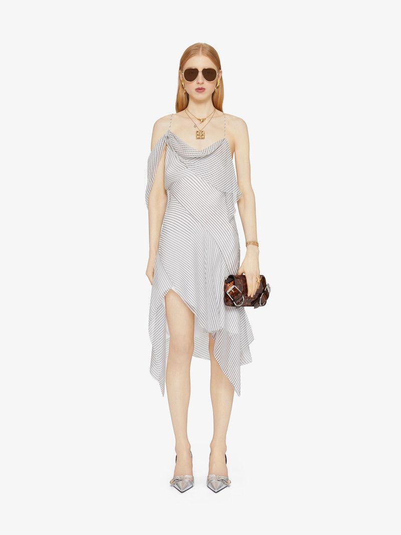 Givenchy o1w1db10326 Midi Dress With Strapes in White Size XXS / US 00 / IT 34 - 2 Thumbnail
