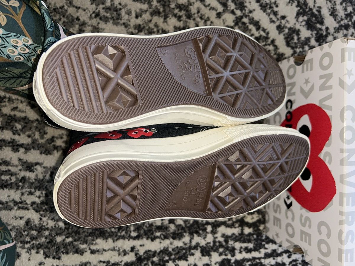 Comme des Garcons PLAY COMME des GARÇONS PLAY Converse Chuck 70 Heart Sneakers Size US 7.5 / IT 37.5 - 4 Thumbnail