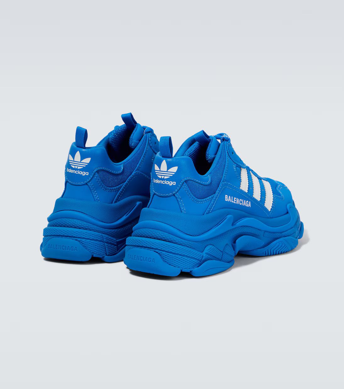 Balenciaga o1la1rc1a0724 Triple S Sneaker in Blue/White Size US 7 / EU 40 - 6 Thumbnail