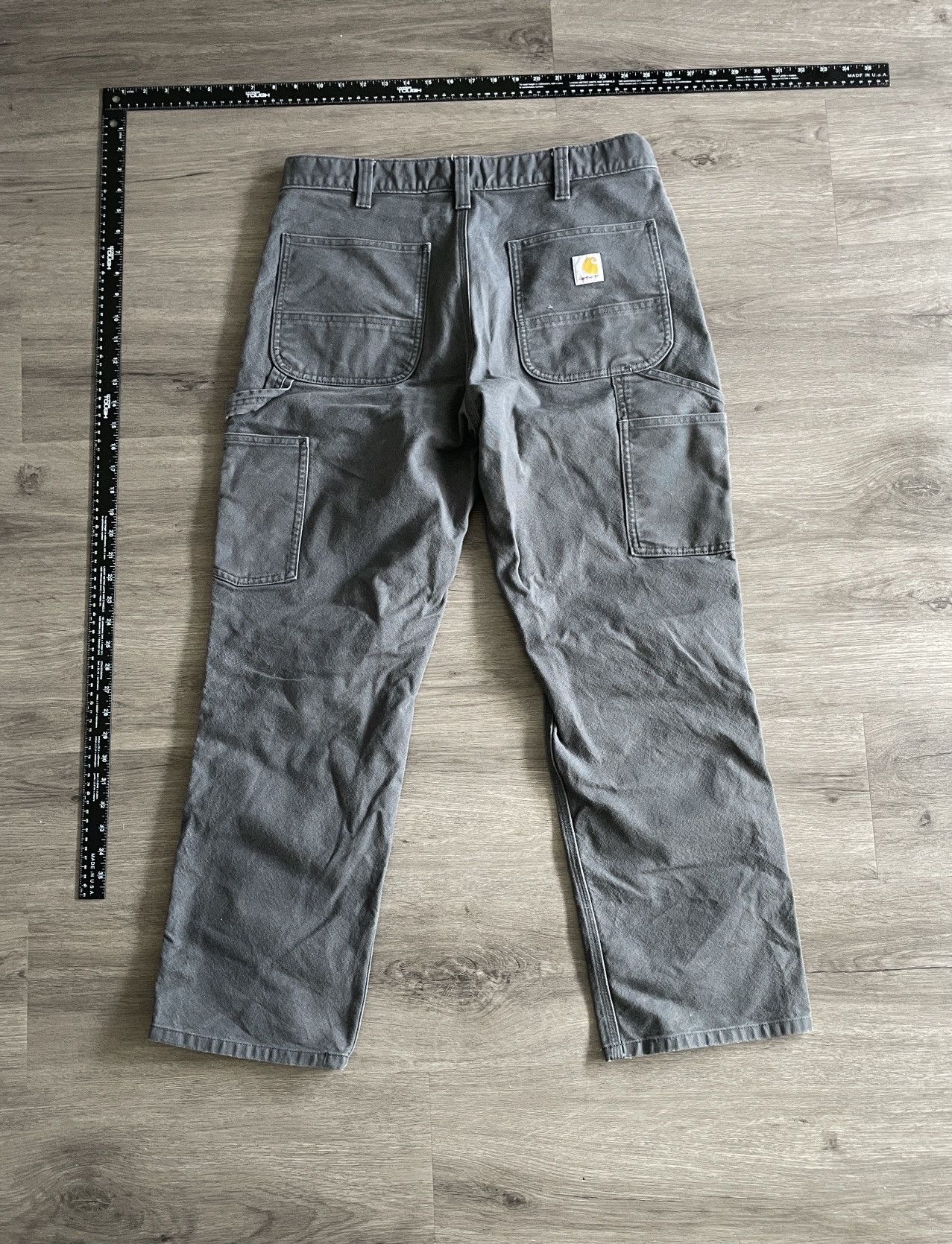 Carhartt Carhartt Double-Knee “Relaxed Fit” Grey Denim (Sz.34 x 30) Size US 34 / EU 50 - 4 Thumbnail