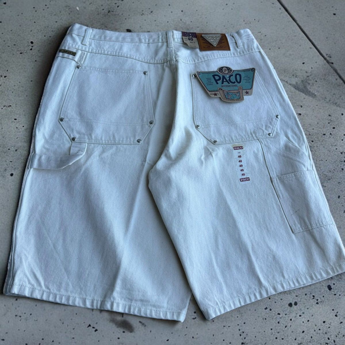 JNCO × Southpole × Vintage NWT PACO CARPENTER JEANS BAGGY JORTS Y2K Vintage Shorts FUBU Size US 40 / EU 56 - 2 Thumbnail