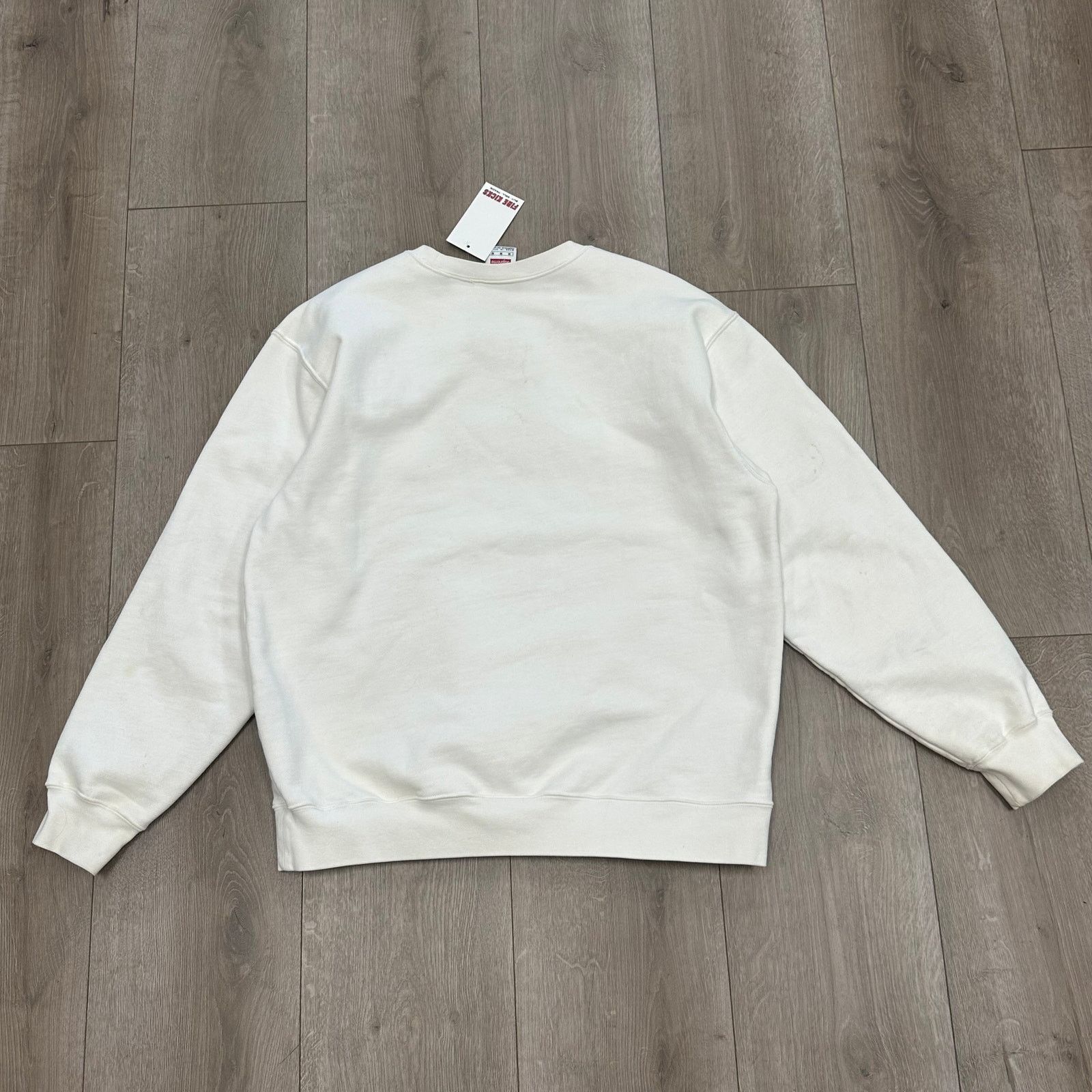 Nike × Supreme FW20 Supreme x Nike Jewel Crewneck Sweater White size Medium Size US M / EU 48-50 / 2 - 8 Thumbnail