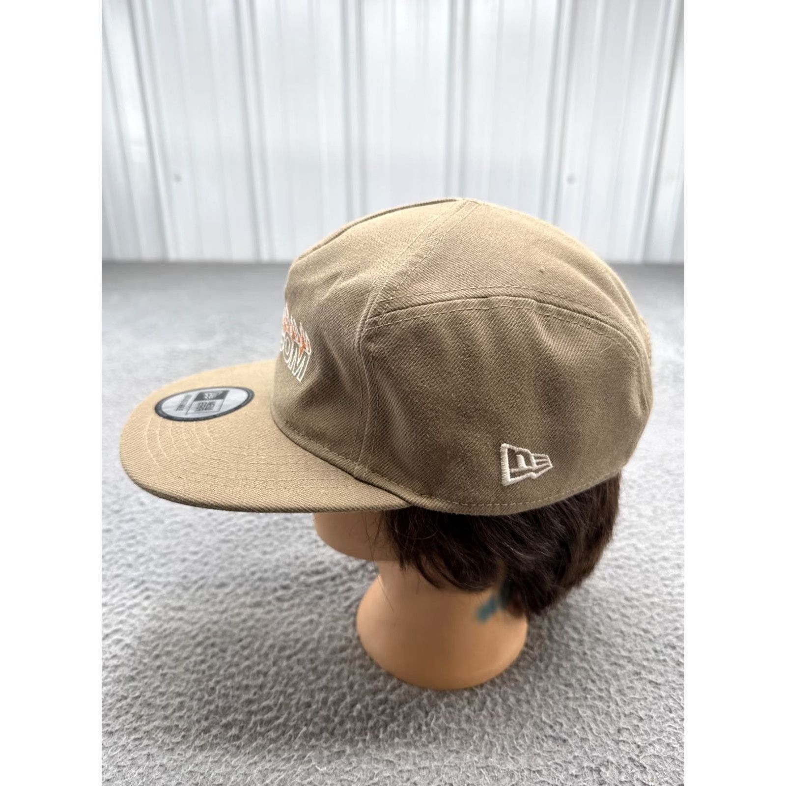 New Era Volcom New Era 5 Panel Hat Tan Adjustable Strapback Flame Flatbill Cap Skater Mens Vintage No Size ONE SIZE - 3 Thumbnail
