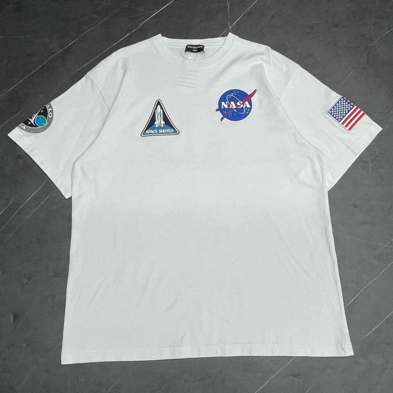 Balenciaga Balenciaga NASA Collaboration Short Sleeve Tee Size US S / EU 44-46 / 1 - 1 Thumbnail
