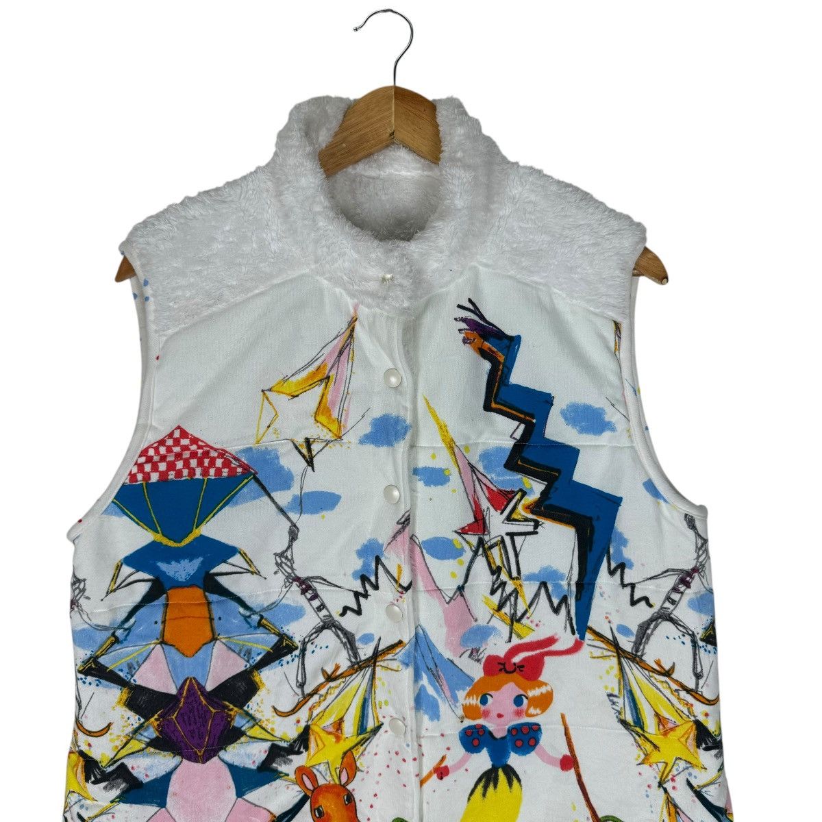 Issey Miyake 🔥TSUMORI CHISATO SLEEP IS ART FLORAL VEST Size US L / EU 52-54 / 3 - 2 Thumbnail