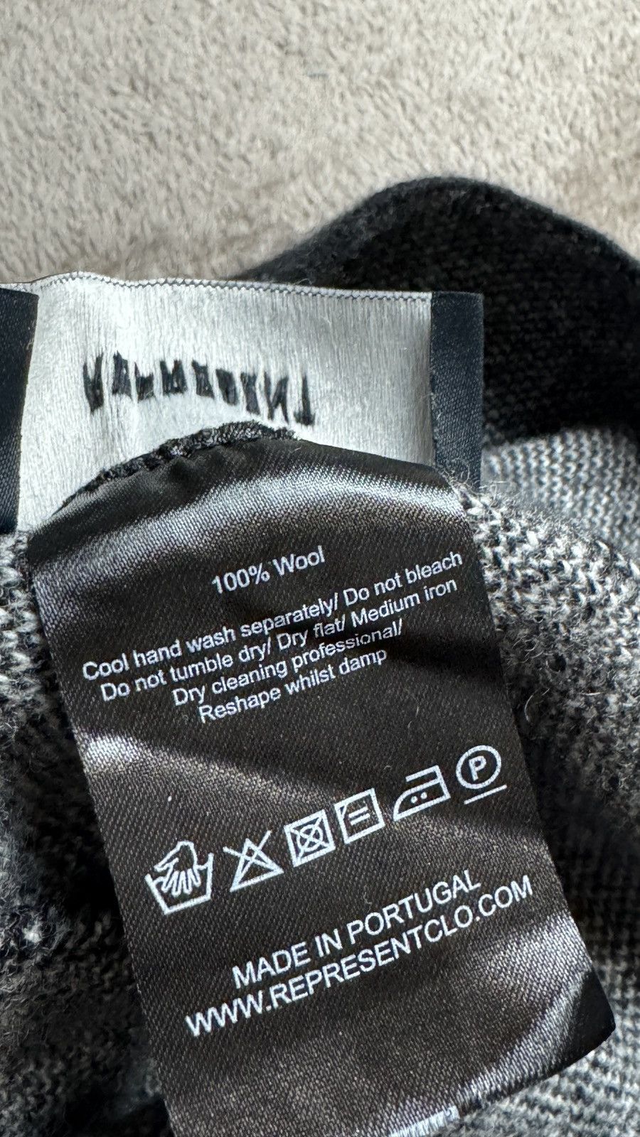 Represent Clo. Represent Wool Beanie Monogram Hat supreme stussy oakley y2k Size ONE SIZE - 3 Thumbnail