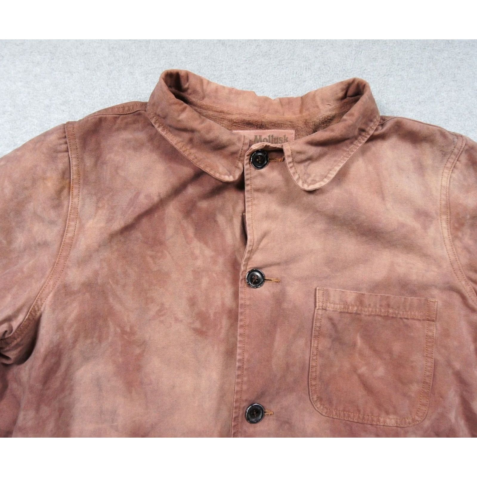 Vintage Mollusk Jacket Mens Medium Button Up Tie Dye Fleece Lined Outdoors Casual Adult Size US M / EU 48-50 / 2 - 2 Thumbnail