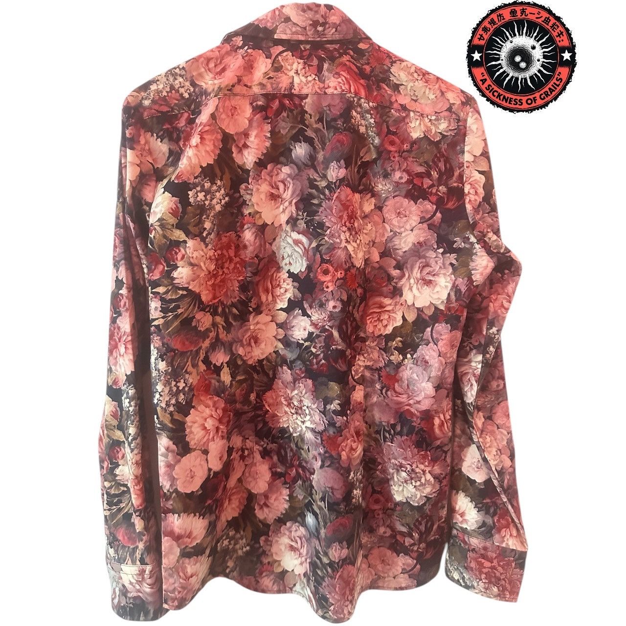 Japanese Brand × Tornado Mart Tornado Mart Floral All Over Pattern Button Up Long Sleeves Size US S / EU 44-46 / 1 - 3 Thumbnail