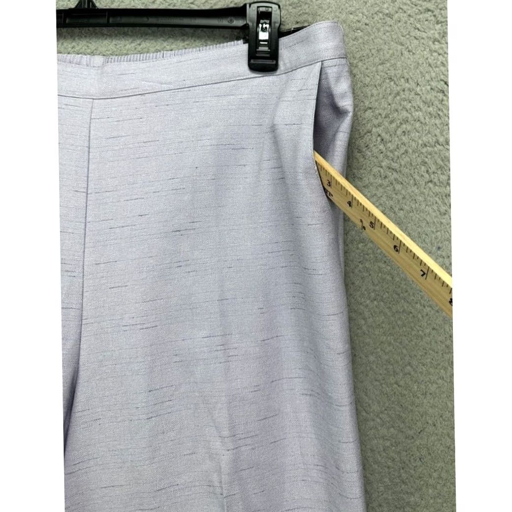 Vintage VINTAGE? No. Alfred Dunner Pants Womens 18P Petite Lilac Elastic Waist Pull On High Rise NEW Size 40" / US 18 - 5 Thumbnail