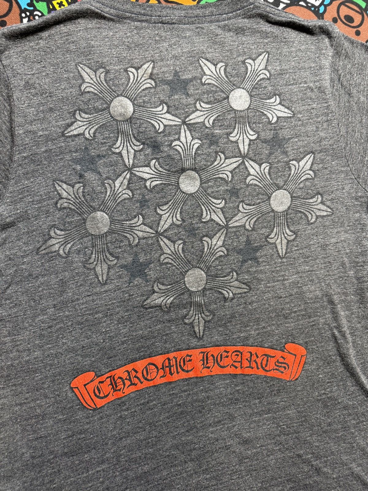 Chrome Hearts Chrome Hearts Women’s Grey Multi Star Logo Tee Size XL / US 12-14 / IT 48-50 - 10 Thumbnail