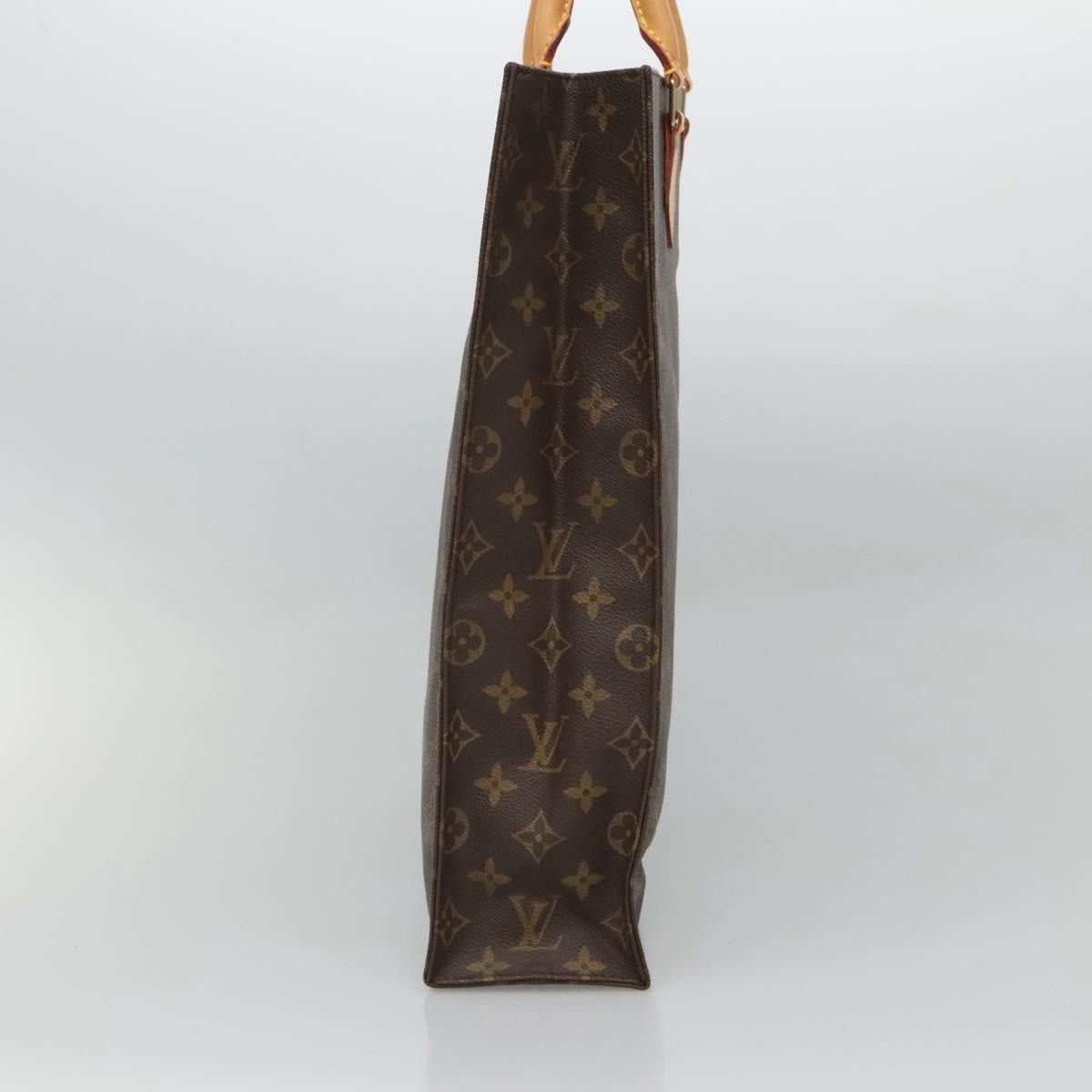 Louis Vuitton LOUIS VUITTON Monogram Sac Plat Hand Bag M51140 Size ONE SIZE - 3 Thumbnail