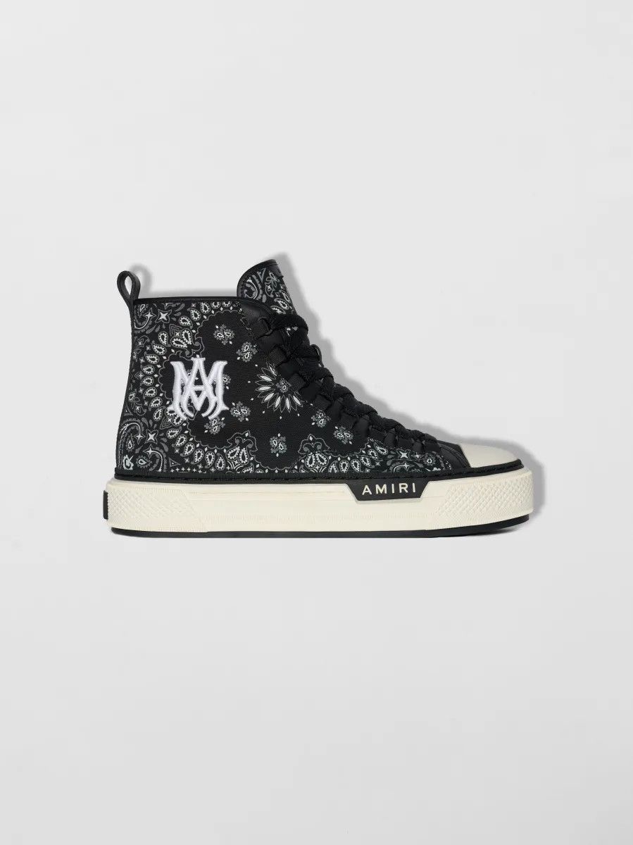 Amiri o1w1db11224 High-Top Sneakers in Black & White Size US 13 / EU 46 - 1 Thumbnail