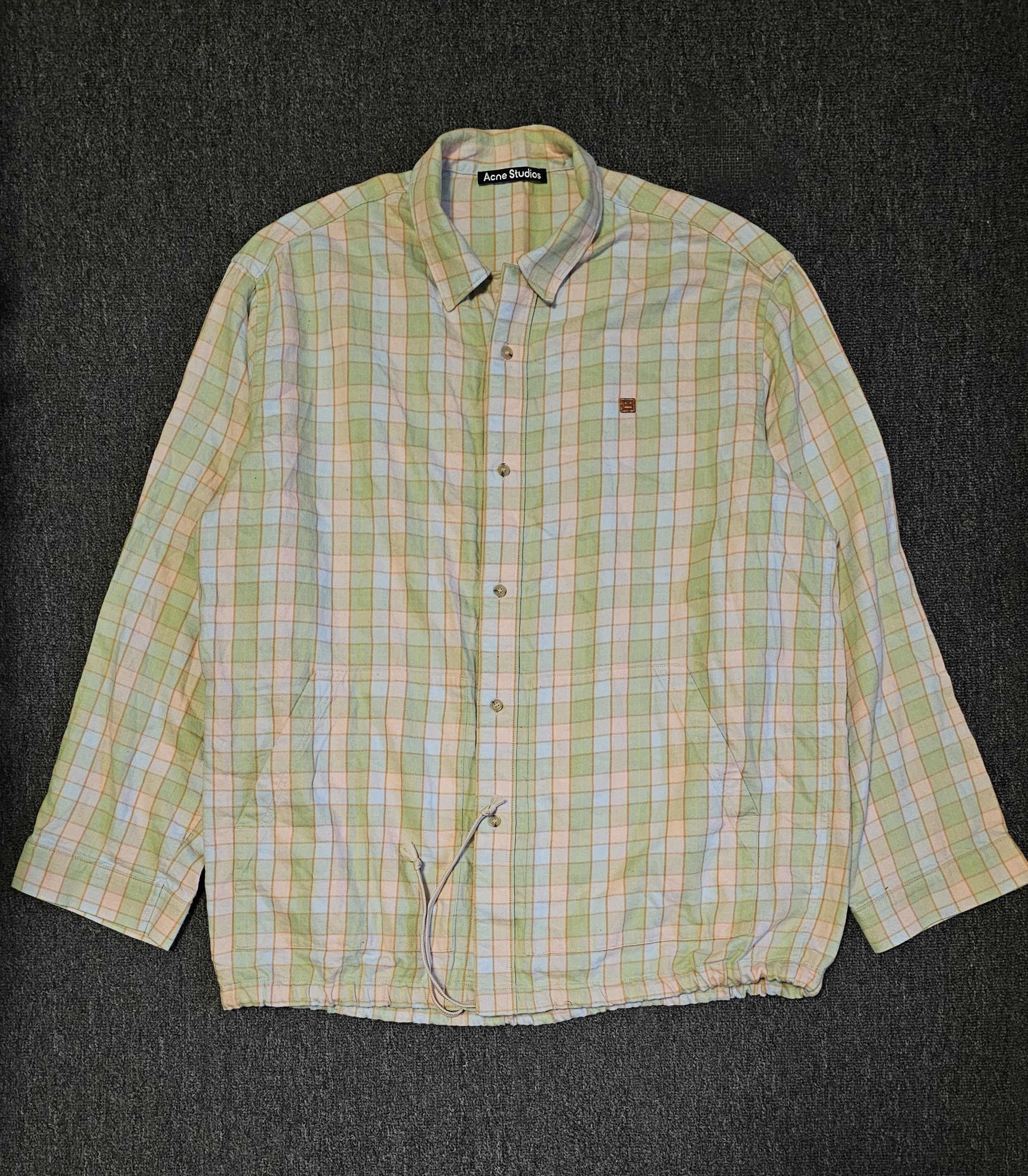 Acne Studios Acne Studios Men's Plaid Oversize Shirt Jacket Size M Size US M / EU 48-50 / 2 - 1 Thumbnail