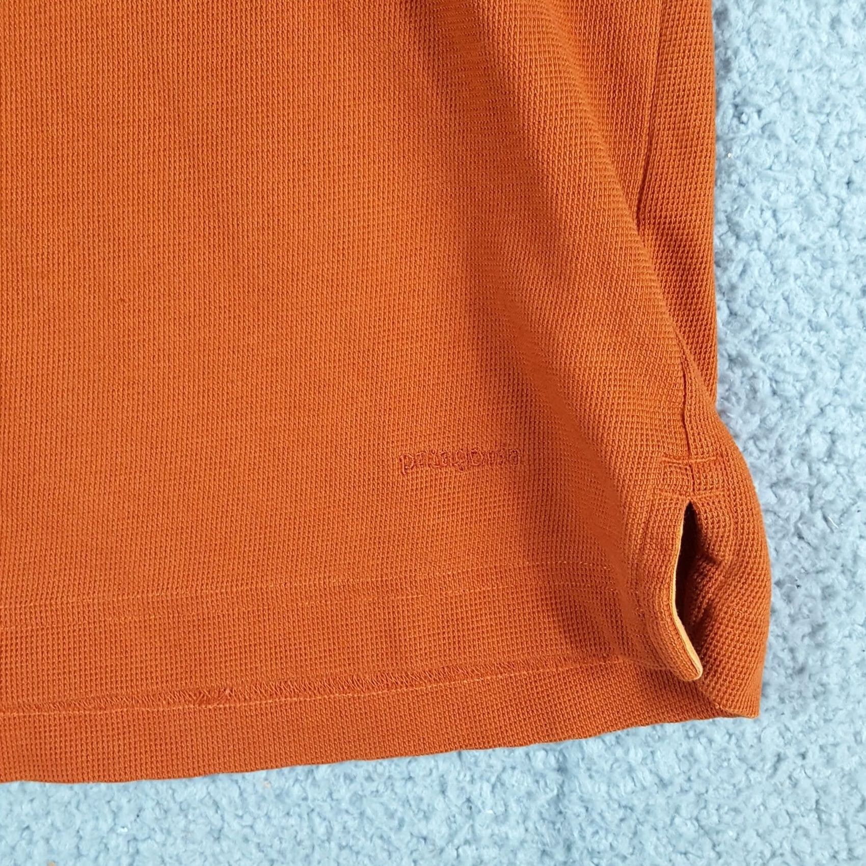 Patagonia Patagonia Polo Shirt Men's XL Breathable Orange Collar Outdoor Hiking Snap Vintage 90s Grunge Preppy Surf Beach Classic Logo Shirt Size US XL / EU 56 / 4 - 3 Thumbnail