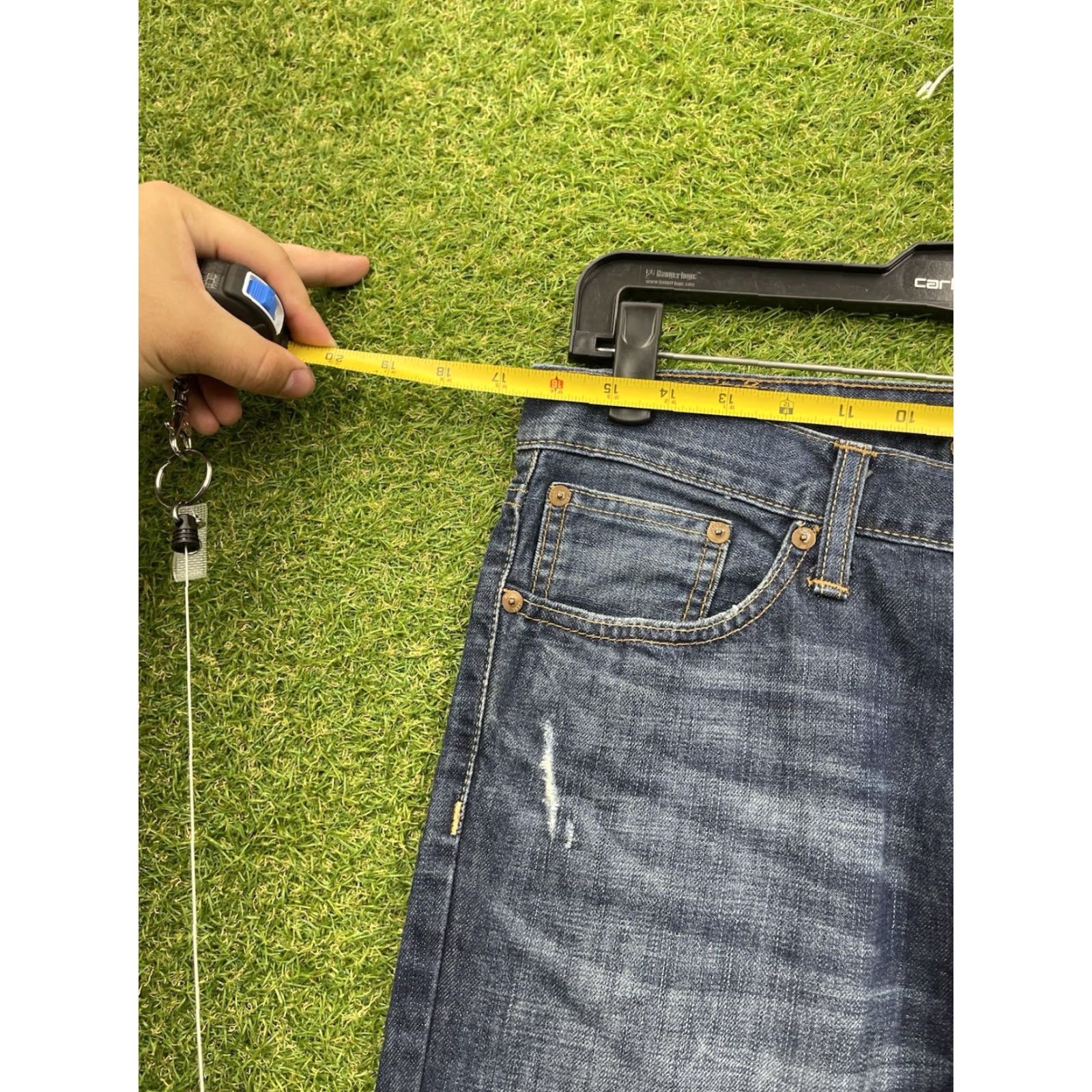 American Eagle Outfitters American Eagle Outfitters Jeans Mens 30x30 Blue Next Level Original Straight Fit Dark y2k Size US 30 / EU 46 - 3 Thumbnail