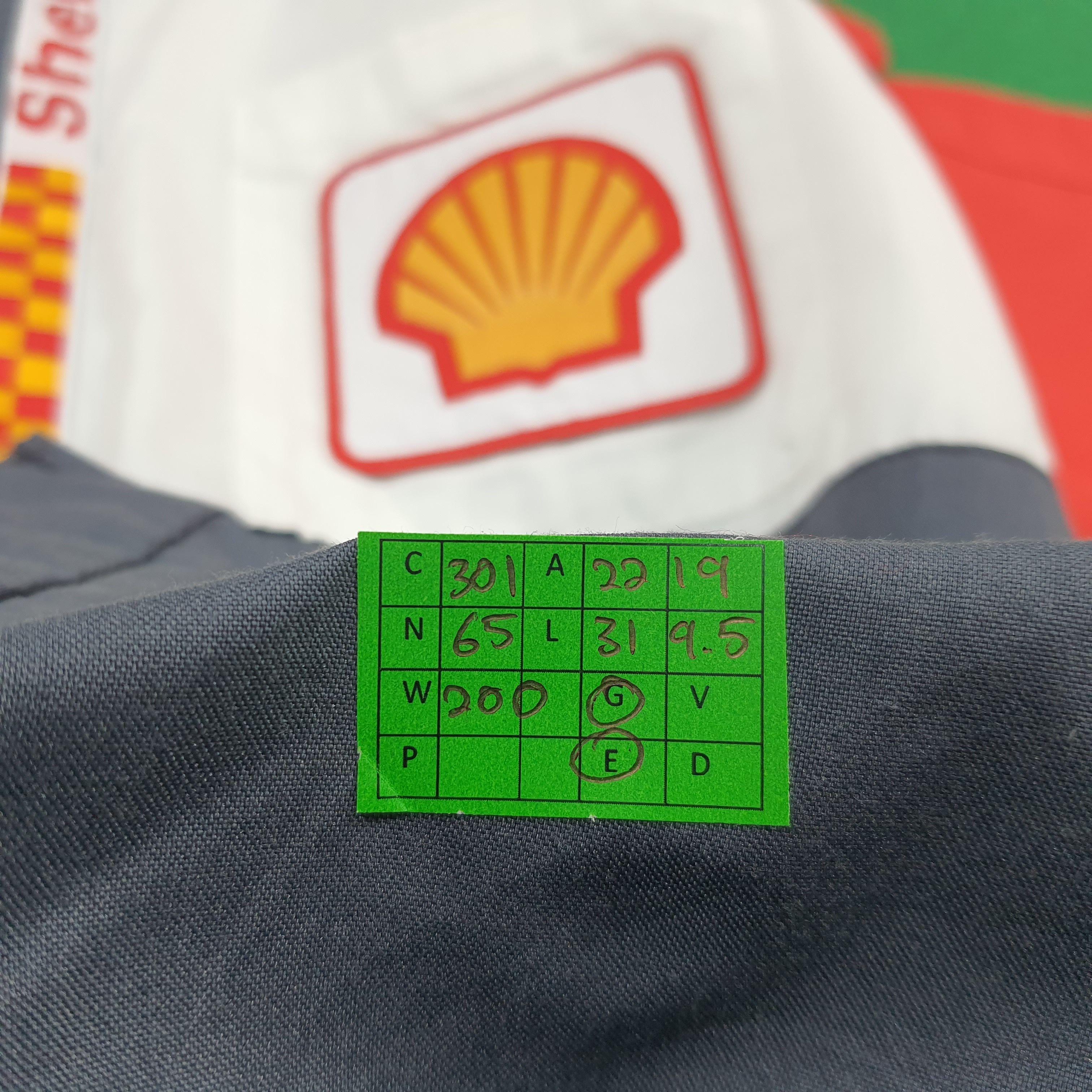 Vintage Vintage Shell Oil Company Staff Uniform Work Shirt C301N65 Size US L / EU 52-54 / 3 - 9 Thumbnail